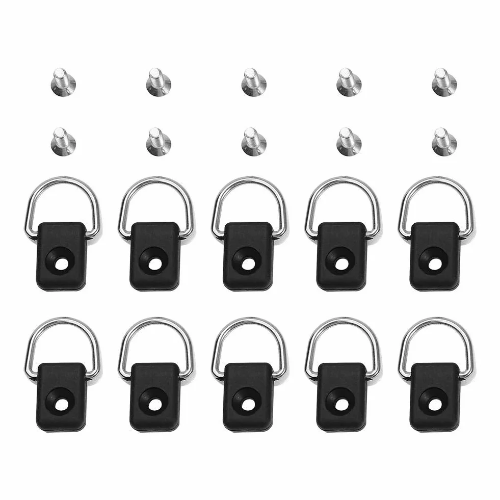 D Ring Kit di Fissaggio ad Anello, Anello di Ancoraggio in Acciaio per Kayak Canoa Pesca M6