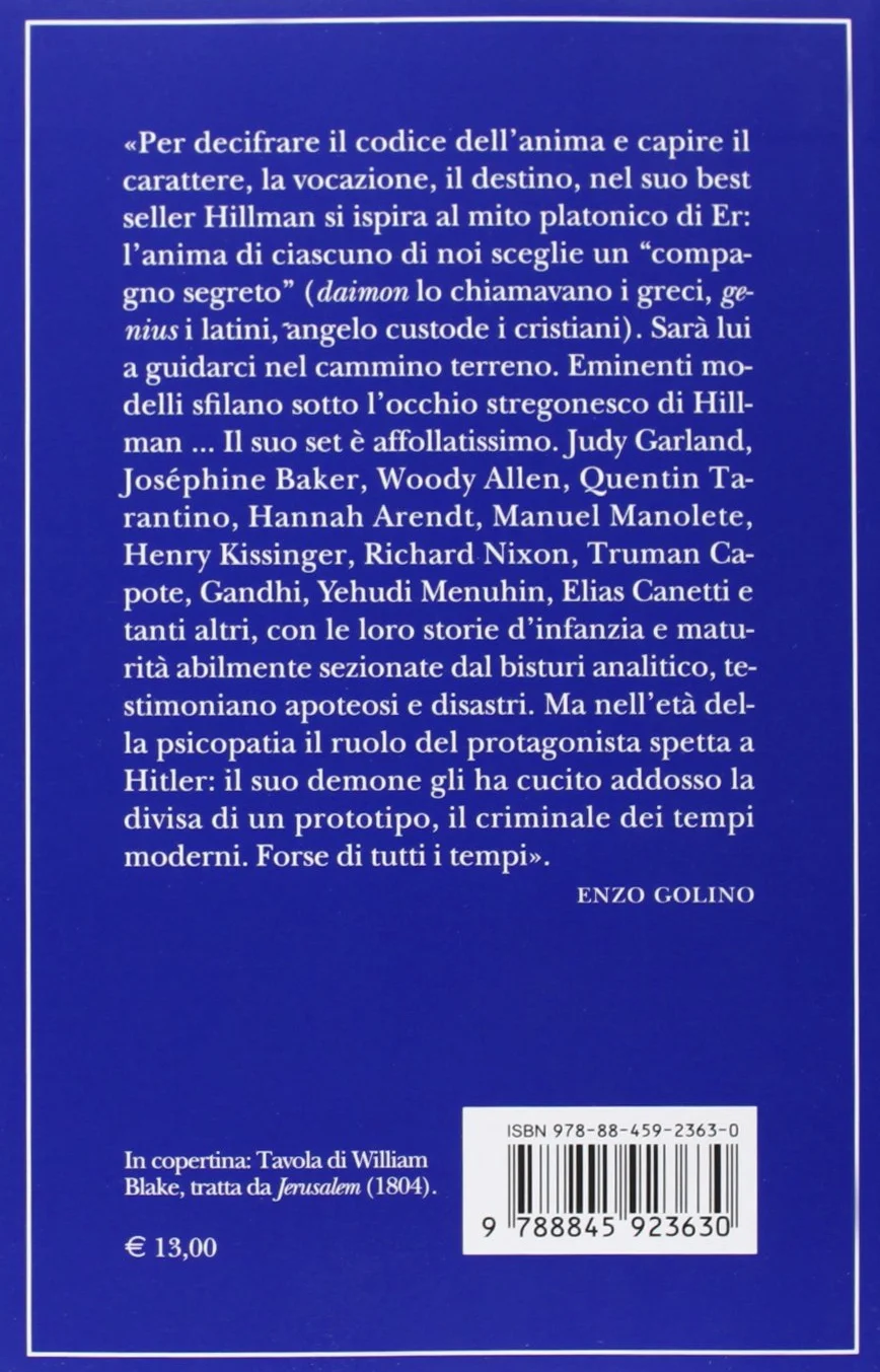 Il codice dell'anima. Carattere, vocazione, destino