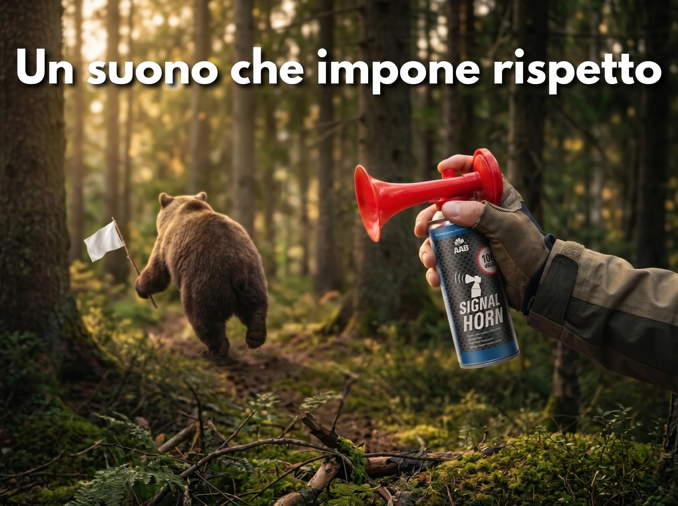 AAB 3X Signal Horn 106 dB(A)-fino a 120 segnali, Trombetta ad Aria Compressa, Trombe da Stadio Molto Rumorosa, Tromba Tifo Ideale per Feste, Trombetta Stadio, fanfara per EM 2024, campionato europeo