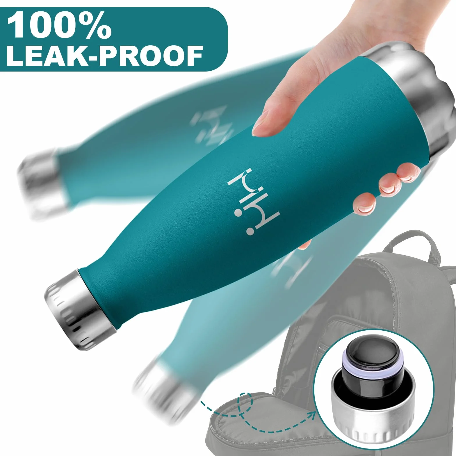 Borraccia Termica Acciaio Inox 750 ml Senza BPA Isolato Sottovuoto