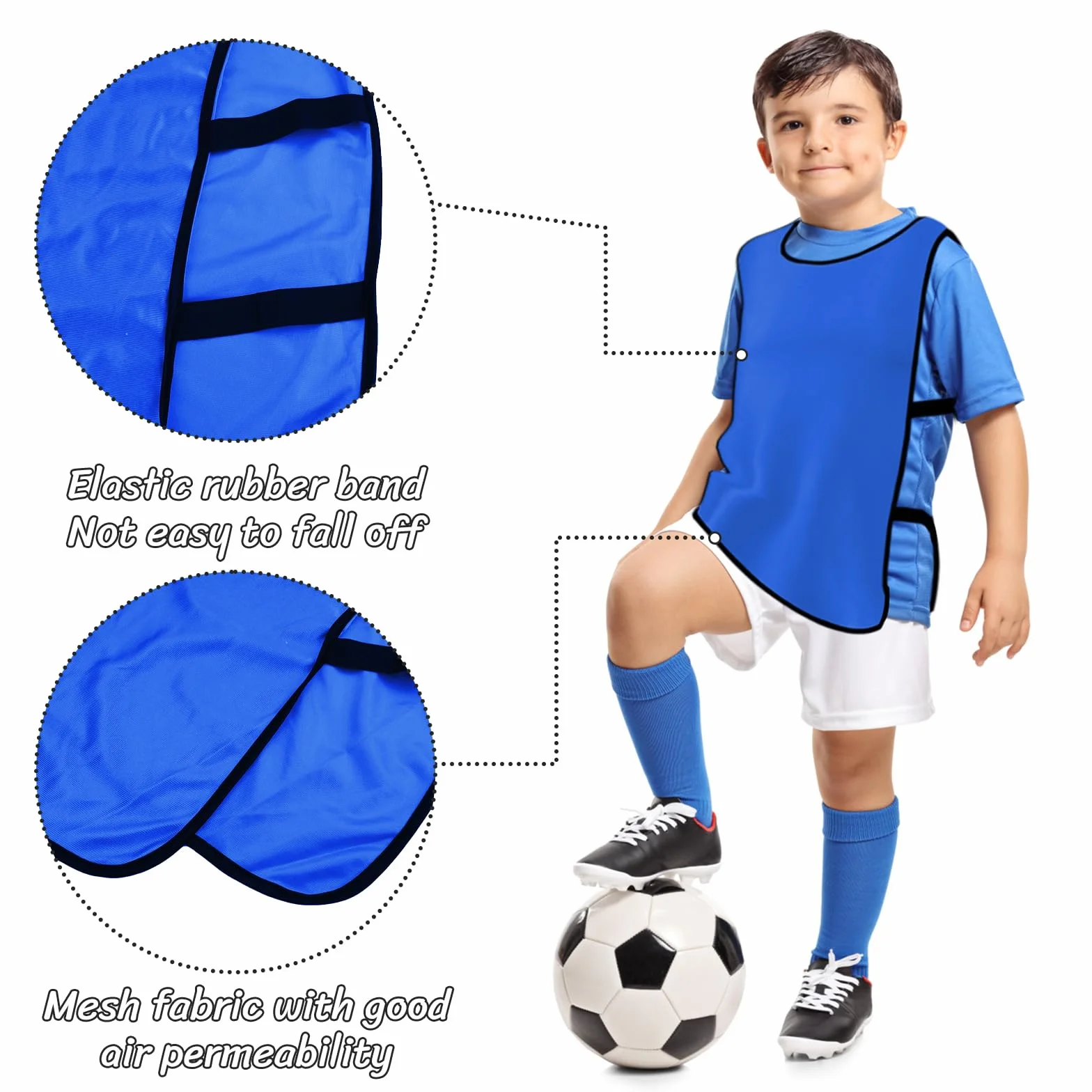 Football Training Bibs for Kids Youth Soccer Netball Rugby Cricket Hockey