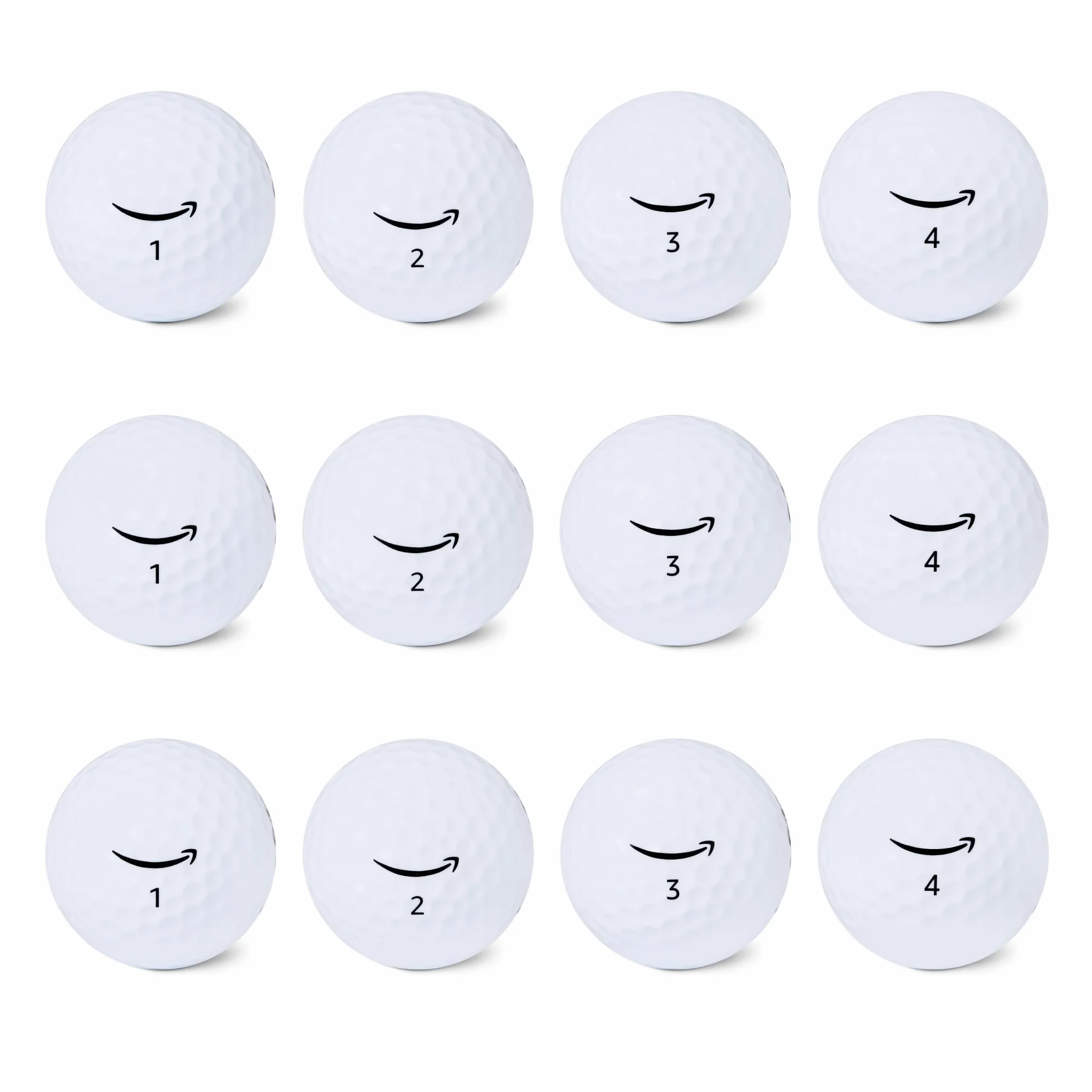 Amazon Basics Palline da Golf Core Soft, Confezione da 12
