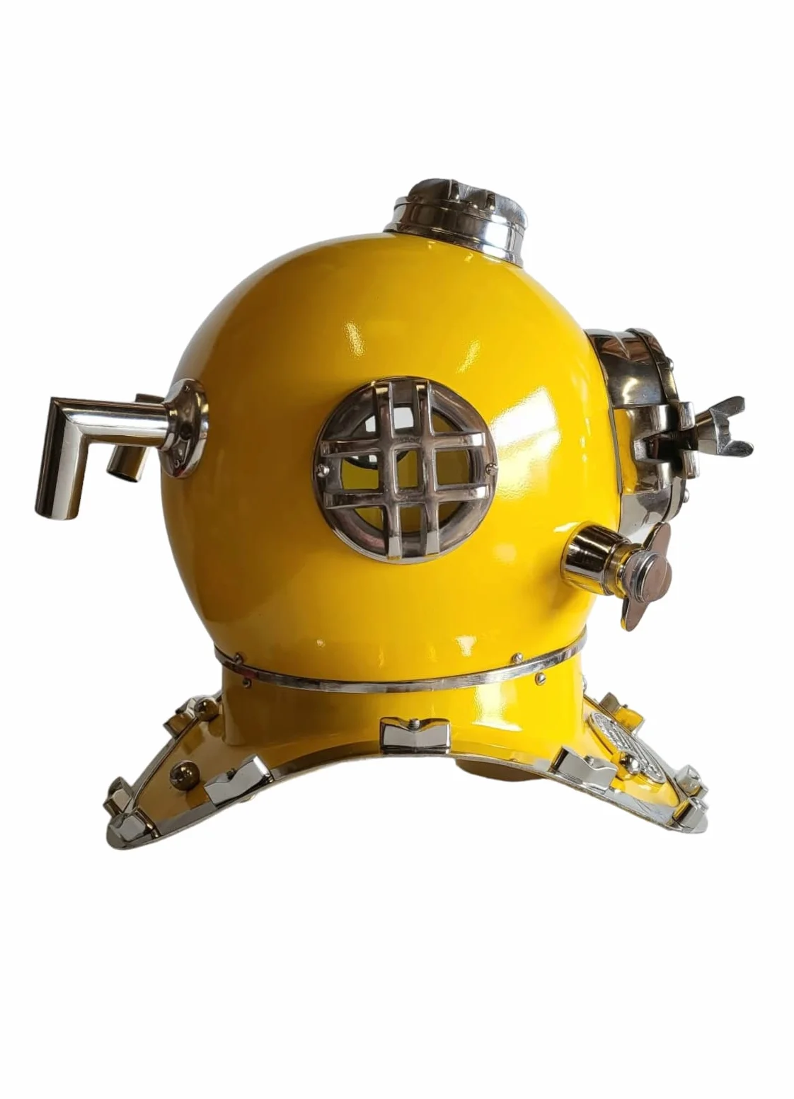 ACL - Casco da immersione, realizzato a mano, in ottone massiccio, stile vintage, per ufficio o casa, attrezzatura da immersione, display da tavolo