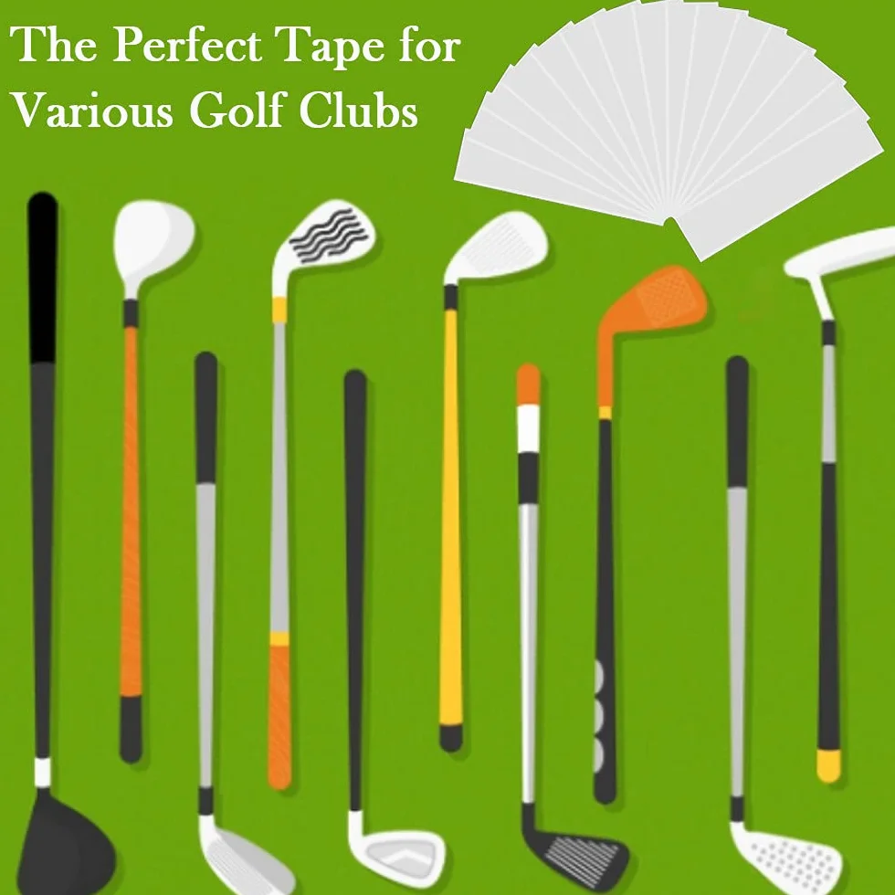 Nastro biadesivo per impugnatura da golf 15 strisce 22 x 5 cm kit riparazione