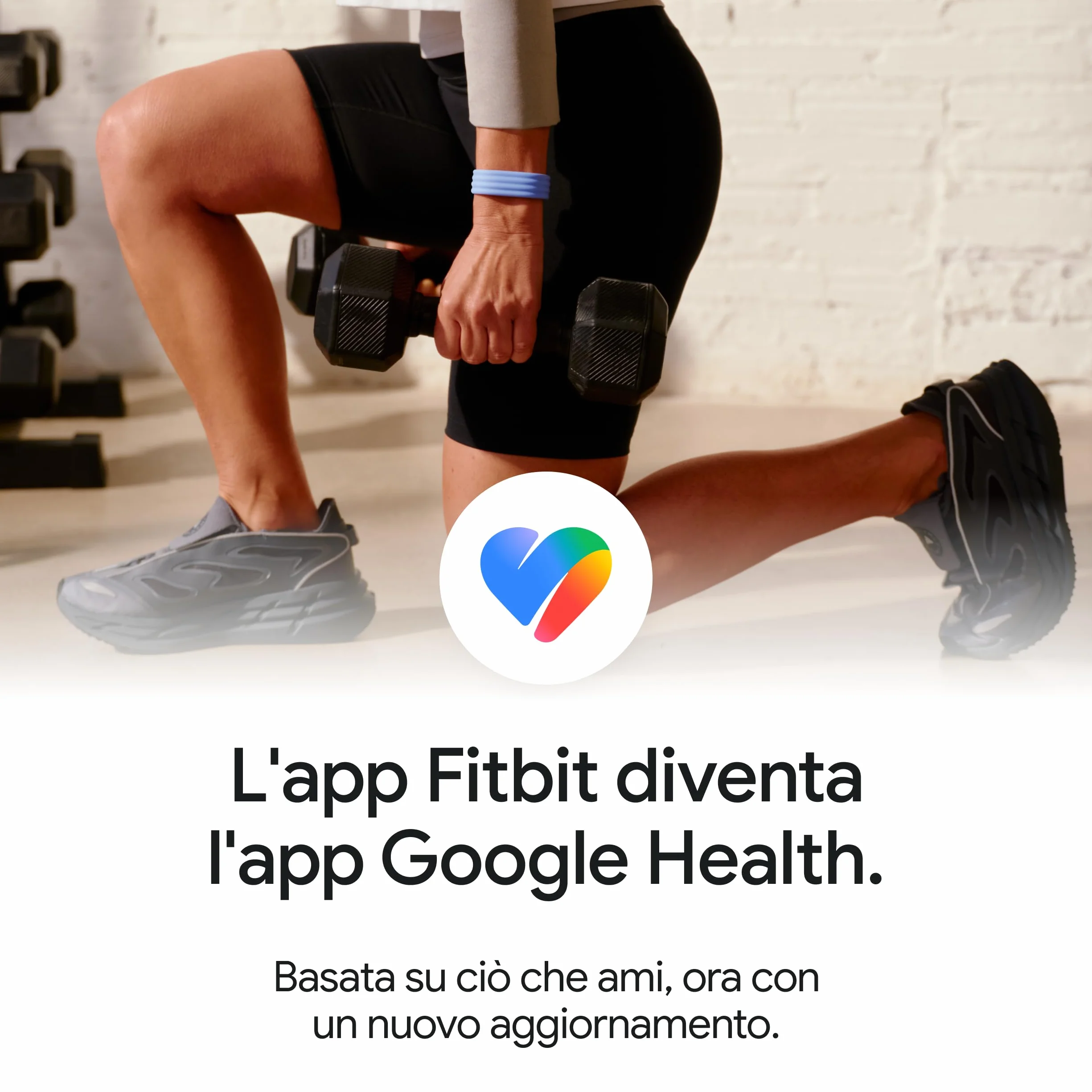 Google Fitbit Air Activity tracker monitoraggio fitness battito cardiaco sonno coaching AI autonomia 7 giorni Rosso lampone