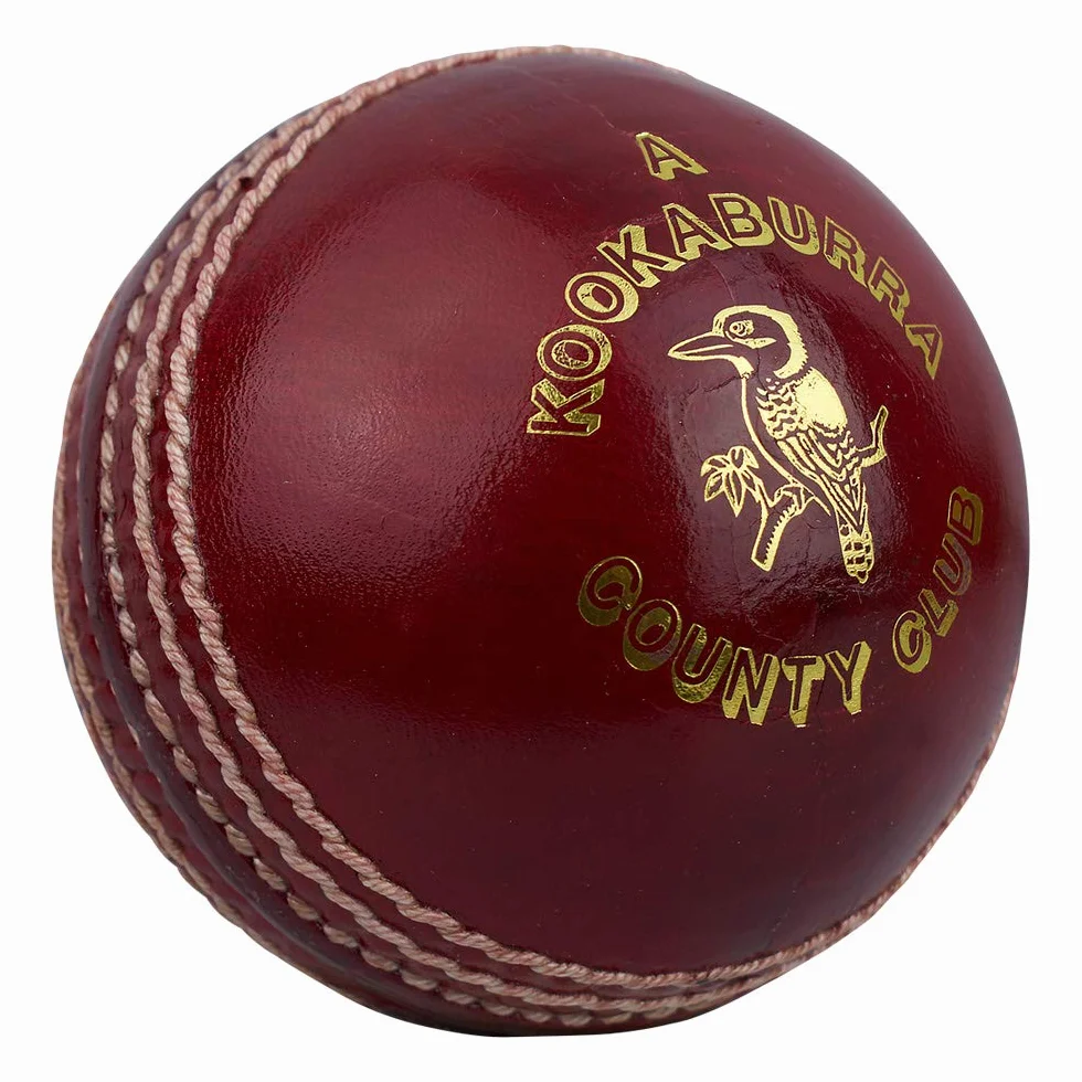 KOOKABURRA County Club Palla da cricket rossa