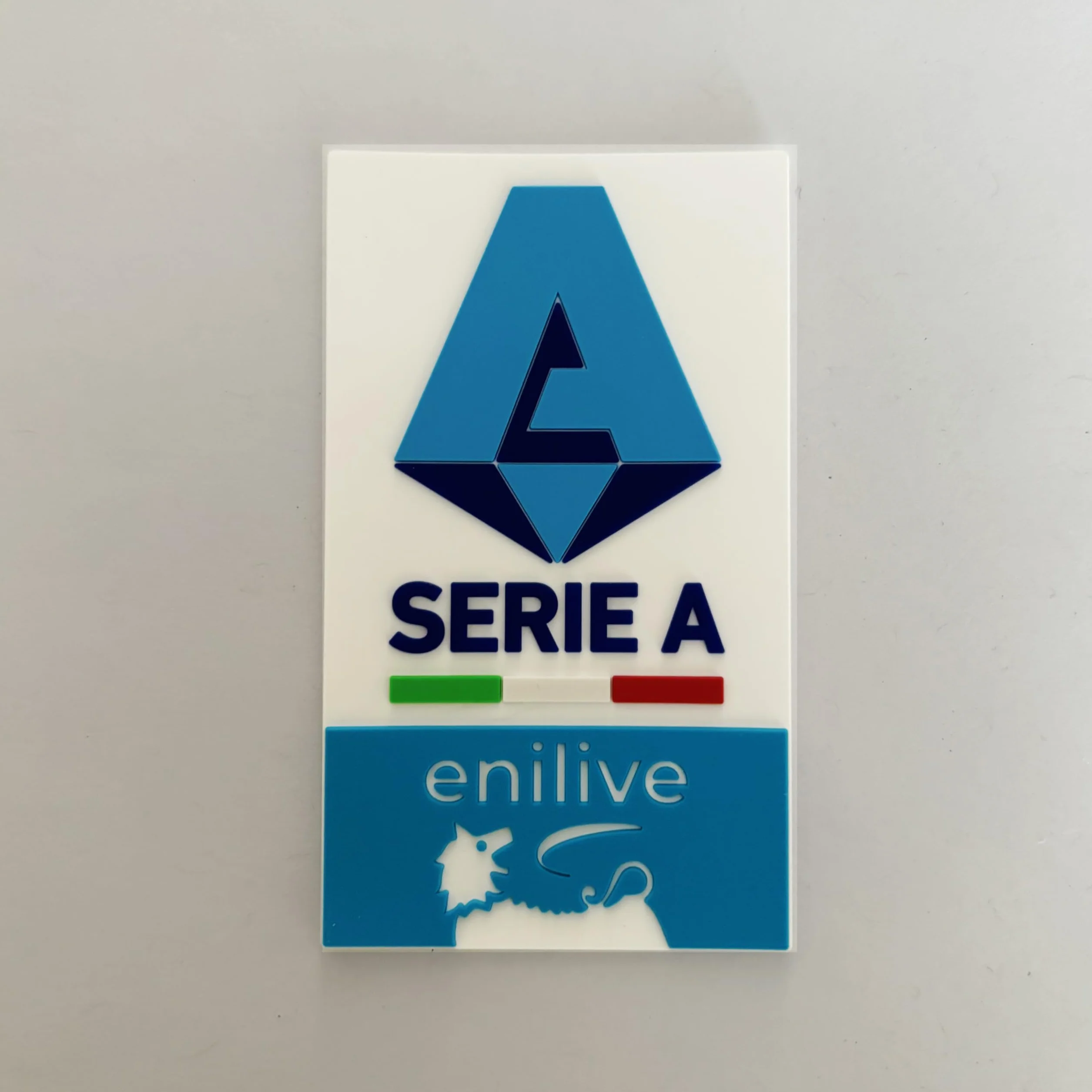 Stilscreen Patch Badge Serie A EniLive maglia Lega Calcio Ufficiale Silicone 3D Originale Genuine 2024/25
