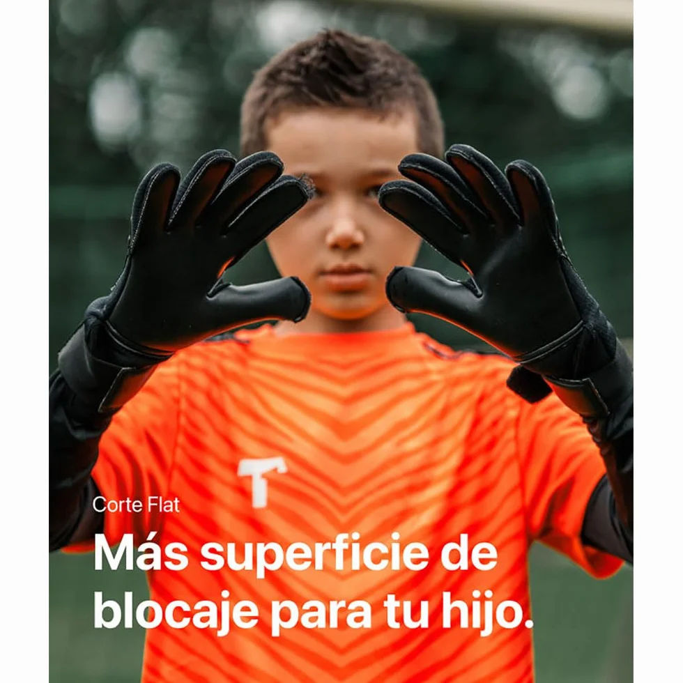 T1TAN Rebel Guanti da Portiere per Bambini Calcio con Protezione Dita