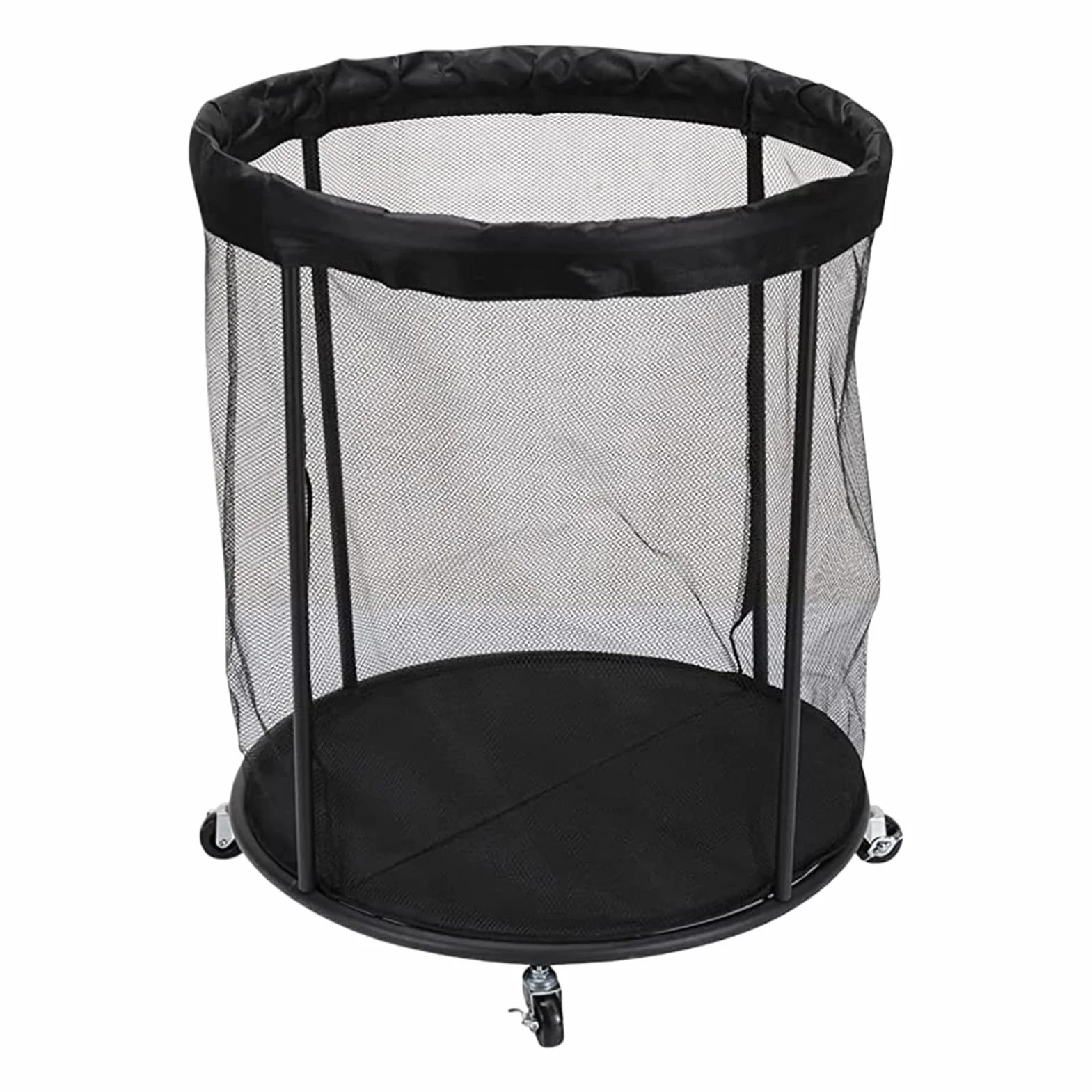 Generico Contenitore per Palloni | Portapallacanestro | Contenitore Organizzatore Grande Capacità Per Sport Piscina E Giardino