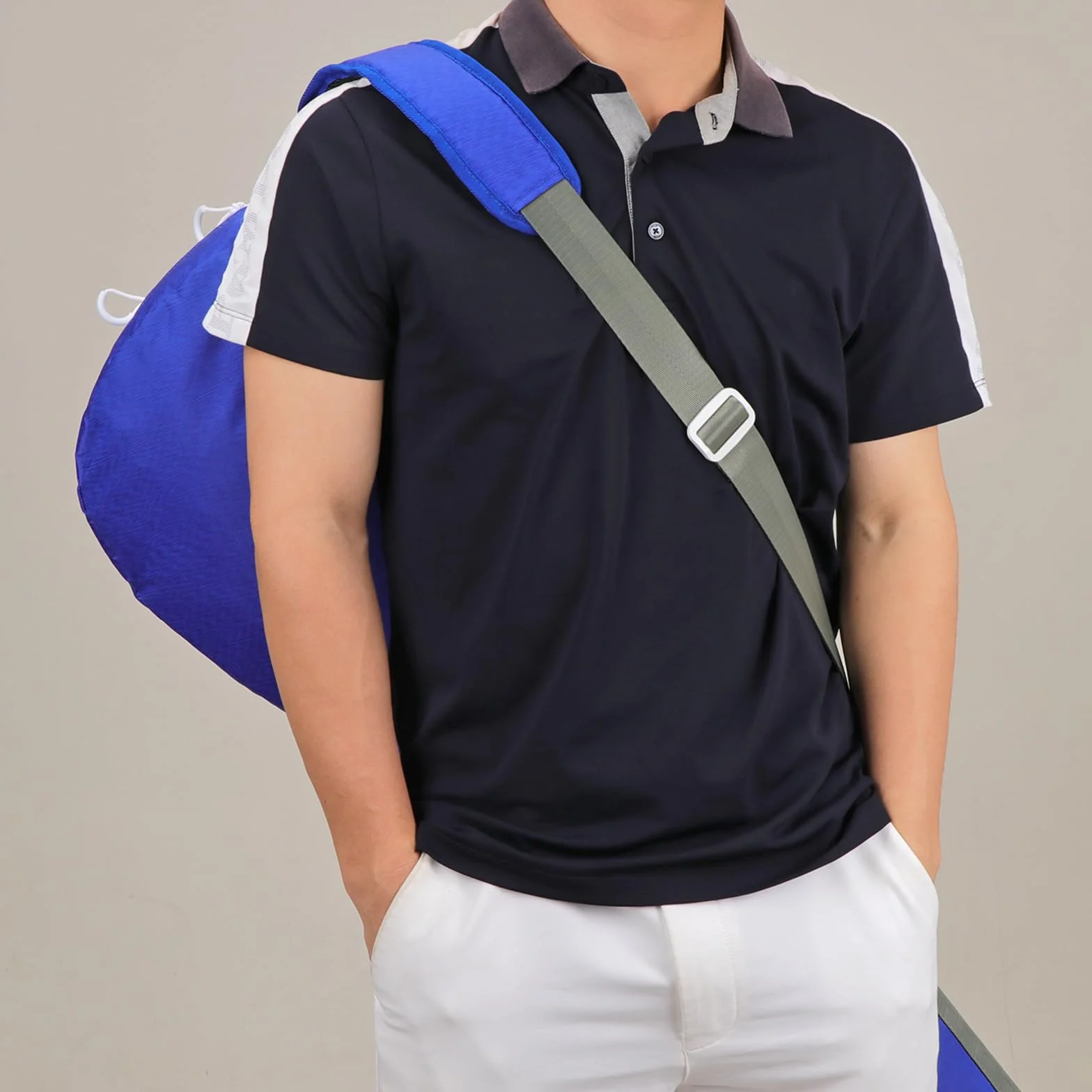 TOURBON - Bolsa de golf portátil de nailon, ligera, plegable, para palos de golf, viajes, entrenamiento