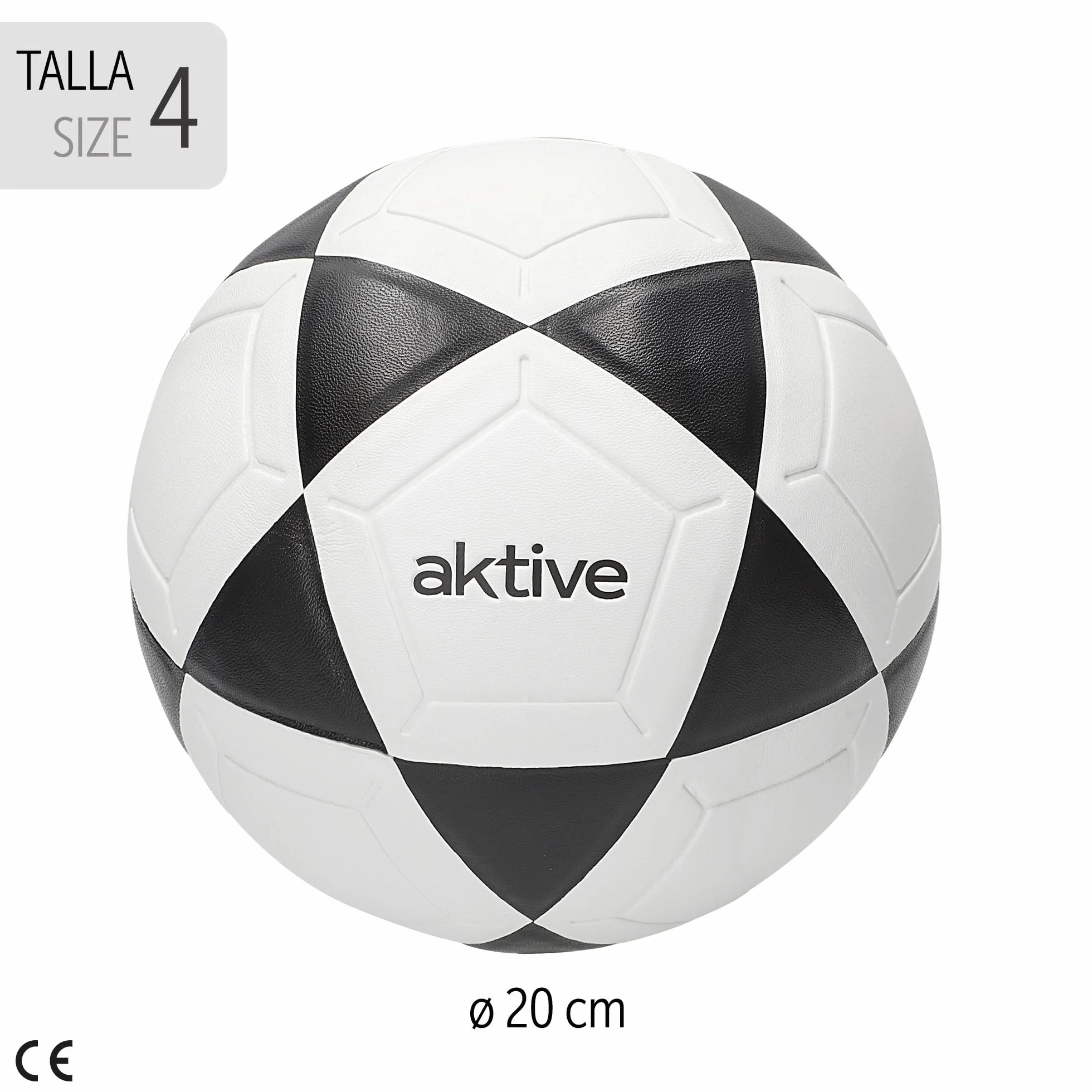 Pallone da calcio in PVC AKTIVE resistente per allenamenti all'aperto