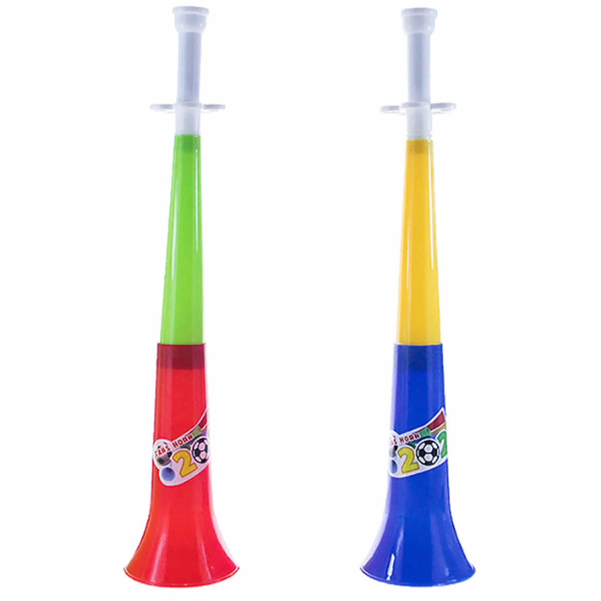 Vuvuzela Horn Molto Forte Tröte Clacson Plastica Fanfara Calcio 2 PCS