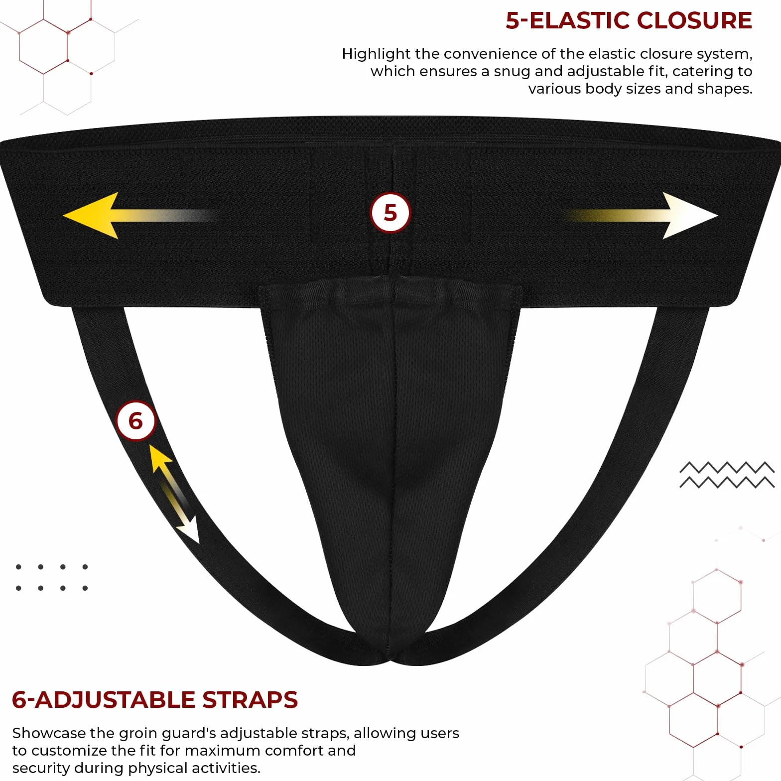 SAWANS Jockstrap Inguine Protector Kickboxing MMA BJJ Traspirante Ventilato