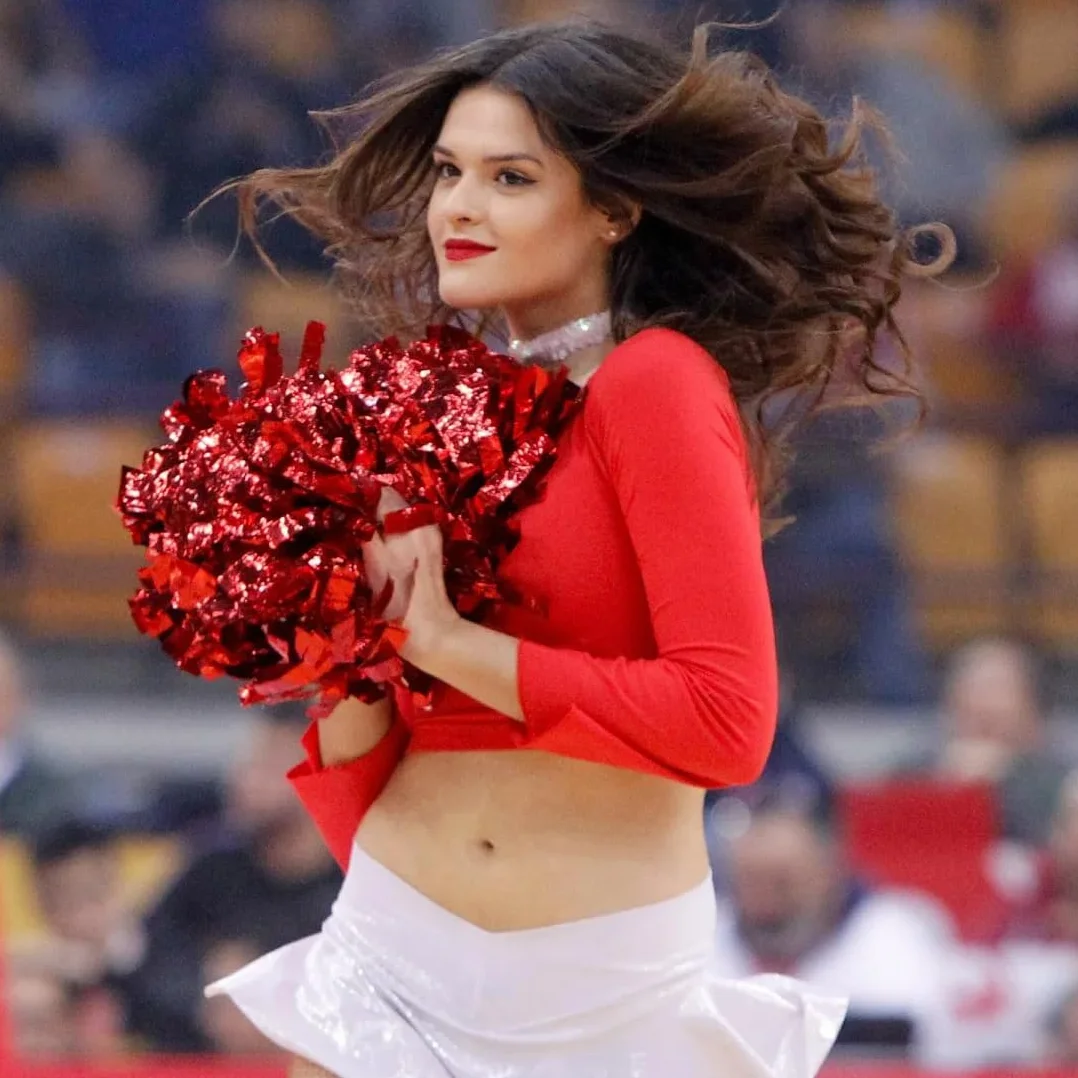 PON PON Cheerleader Pom Pom Accessorio Danza Sport 2 Pezzi