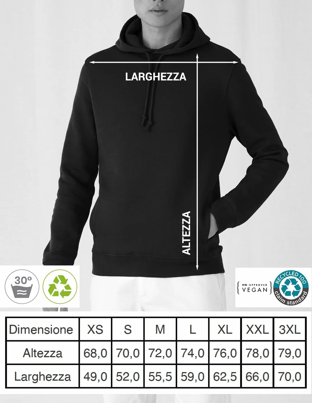 Felpa Uomo Cappuccio - The Last Dance - J 23 Campioni Basket Pallacanestro