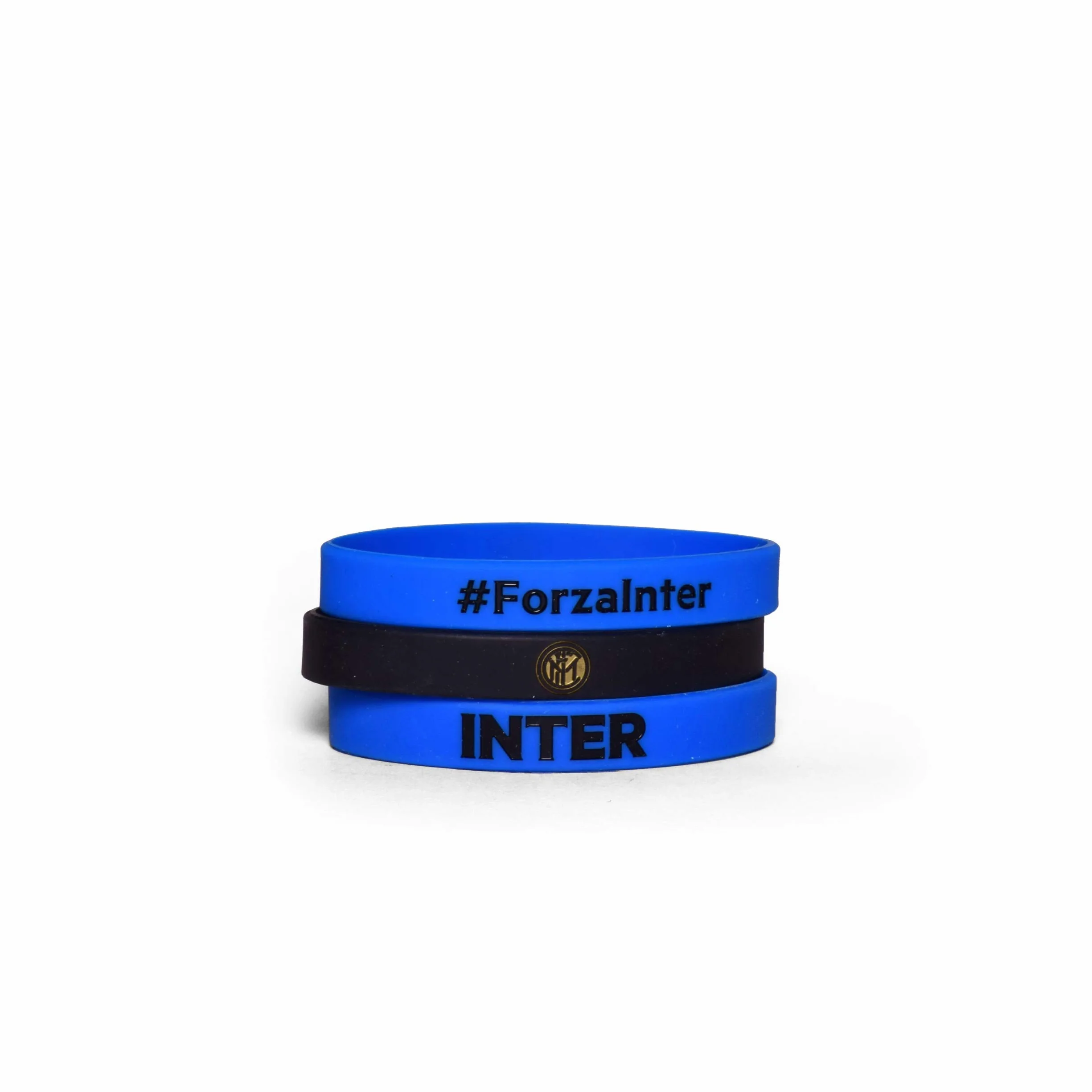 Tris Braccialetti Stemma Inter Prodotto Ufficiale Calcio Serie A