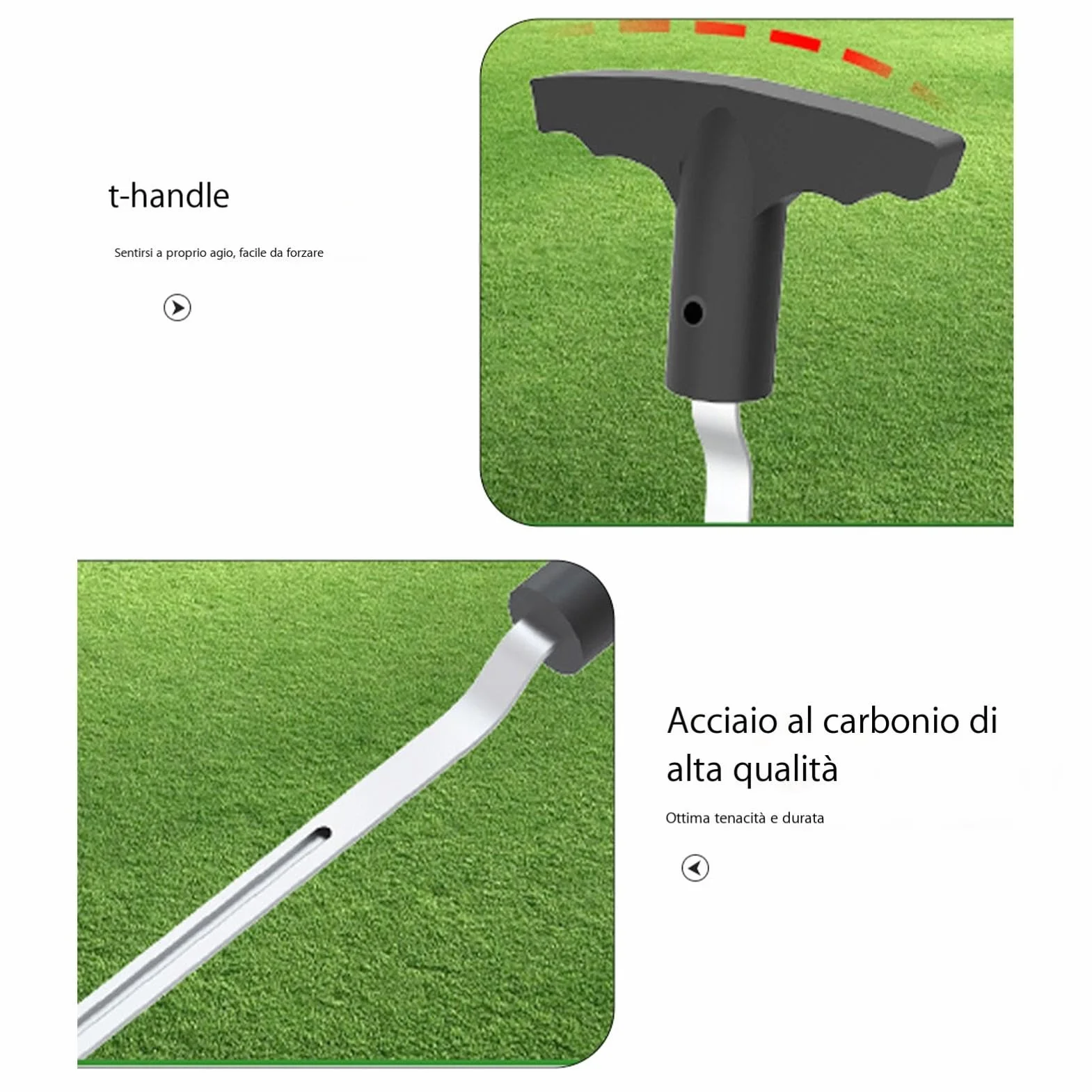 Strumento per rimozione impugnatura golf - solvente rimozione impugnatura golf