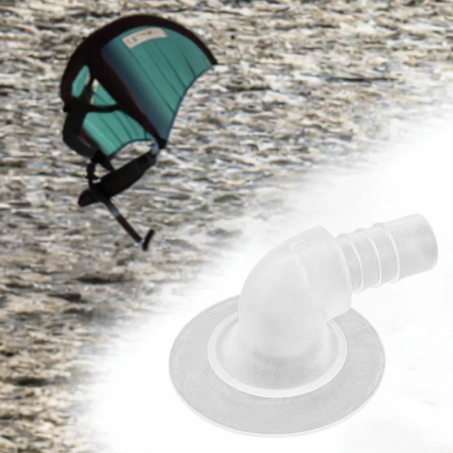 Oshhni Valvola della vescica della pompa, valvola di inflazione leggera per Kitesurf e Kiteboarding