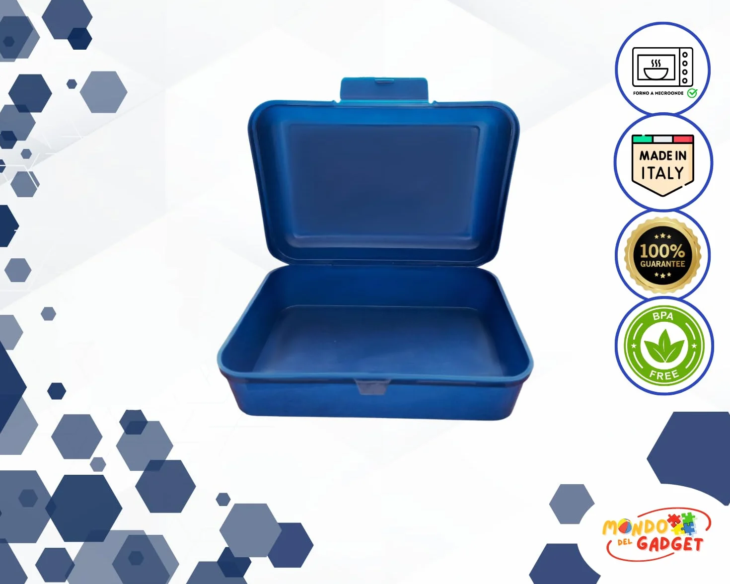 Mondo del Gadget Porta Merenda Inter Store Ufficiale Box Lunch Portamerenda Pranzo Bambini Plastica PVC Free