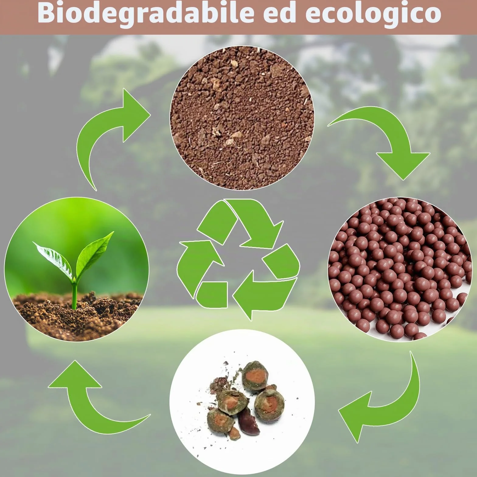500 Pezzi Sfere per Fionda, Slingshot Fango Sfera Palla di Argilla 8.5 mm Ecologiche per Catapulta