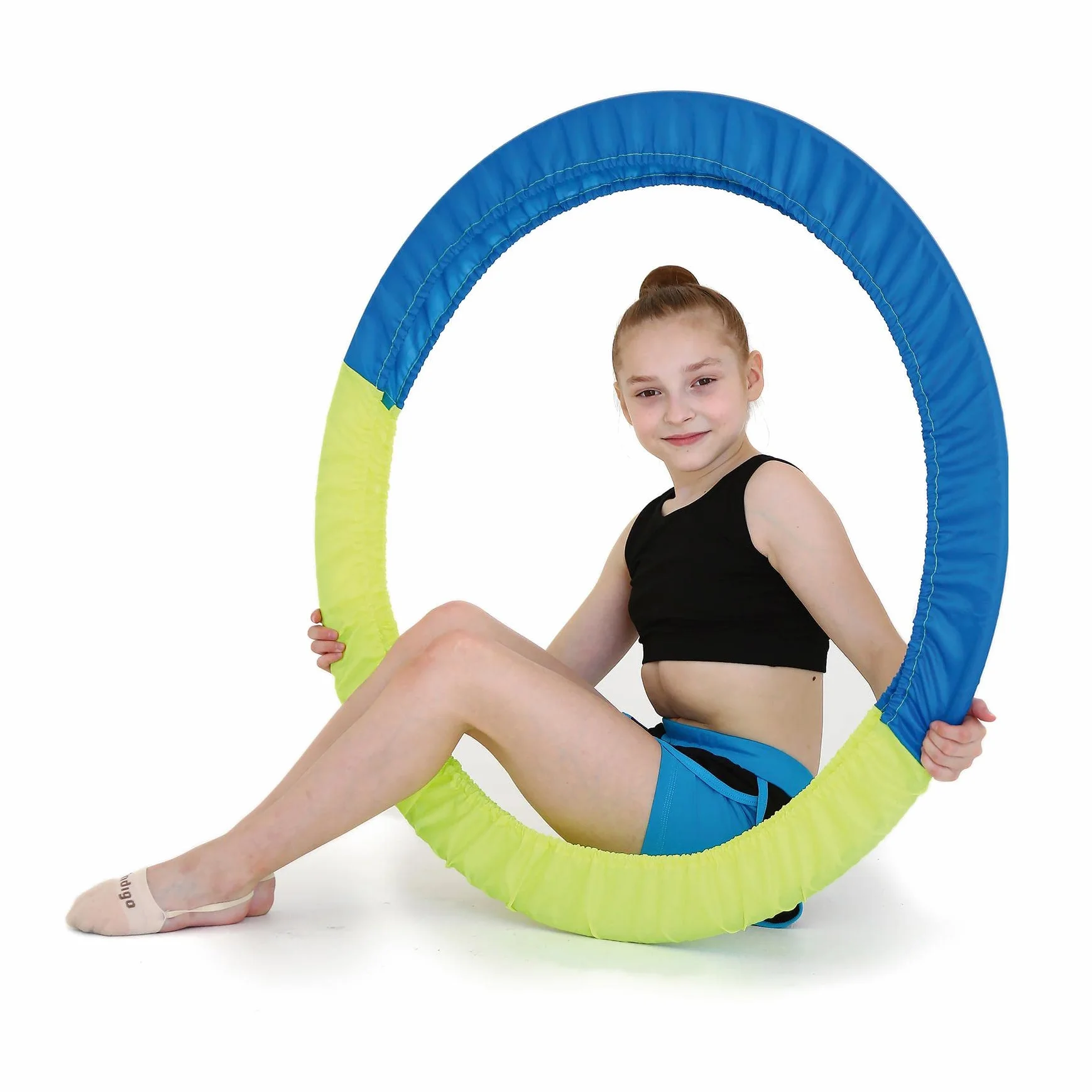 DRUNA Custodia per cerchi da ginnastica ritmica indaco 60-90 cm