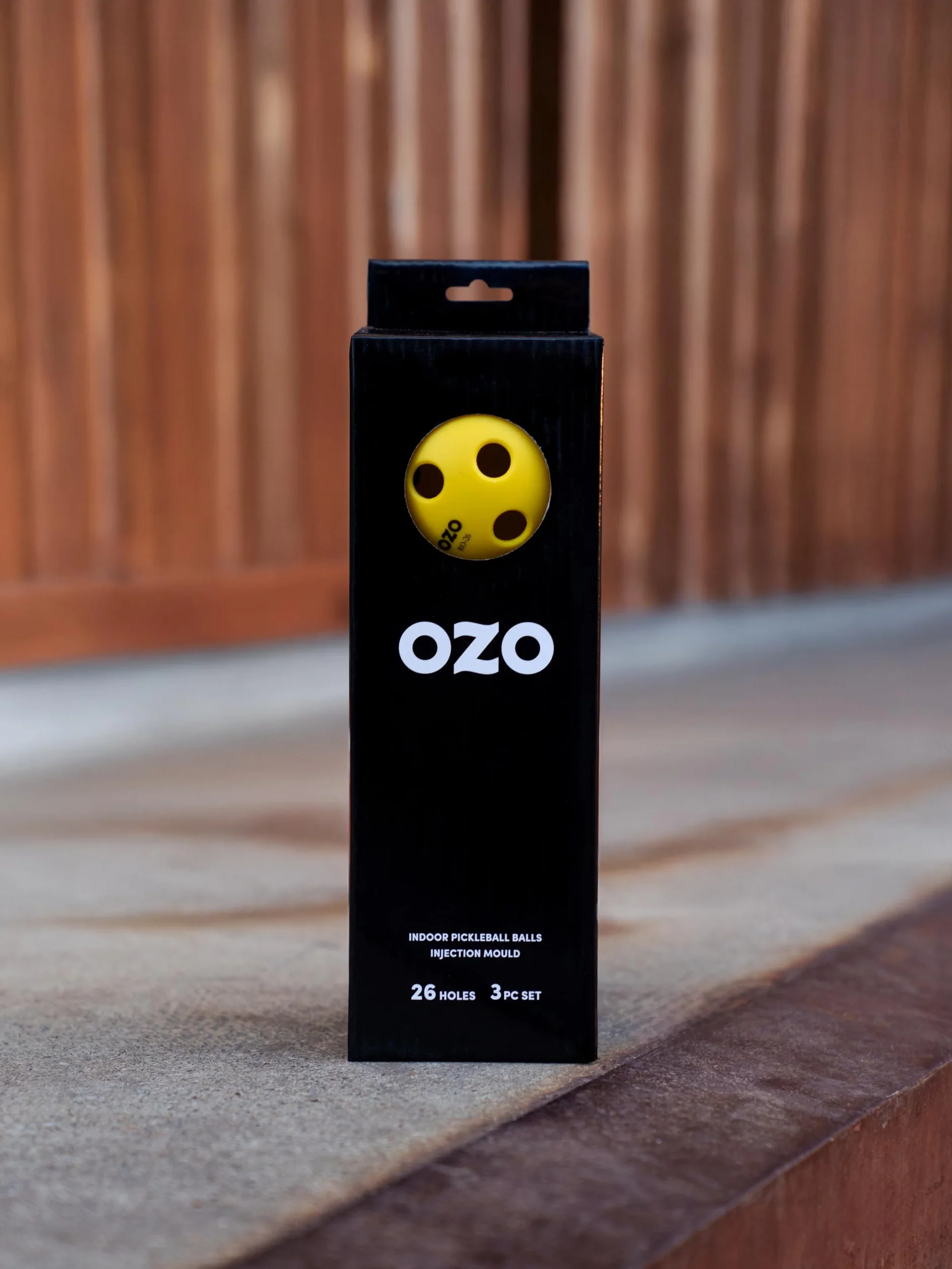 OZO Set di palline da pickleball per esterni, resistenti alle intemperie, alta visibilità