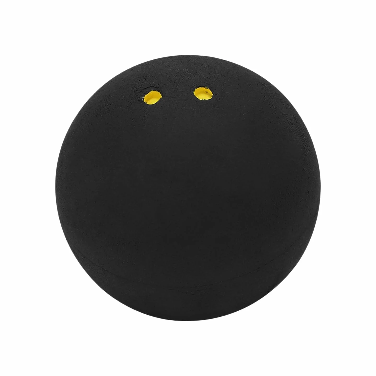 Palla da Squash 37mm Doppio Punto Giallo Gomma Competizione Professionale