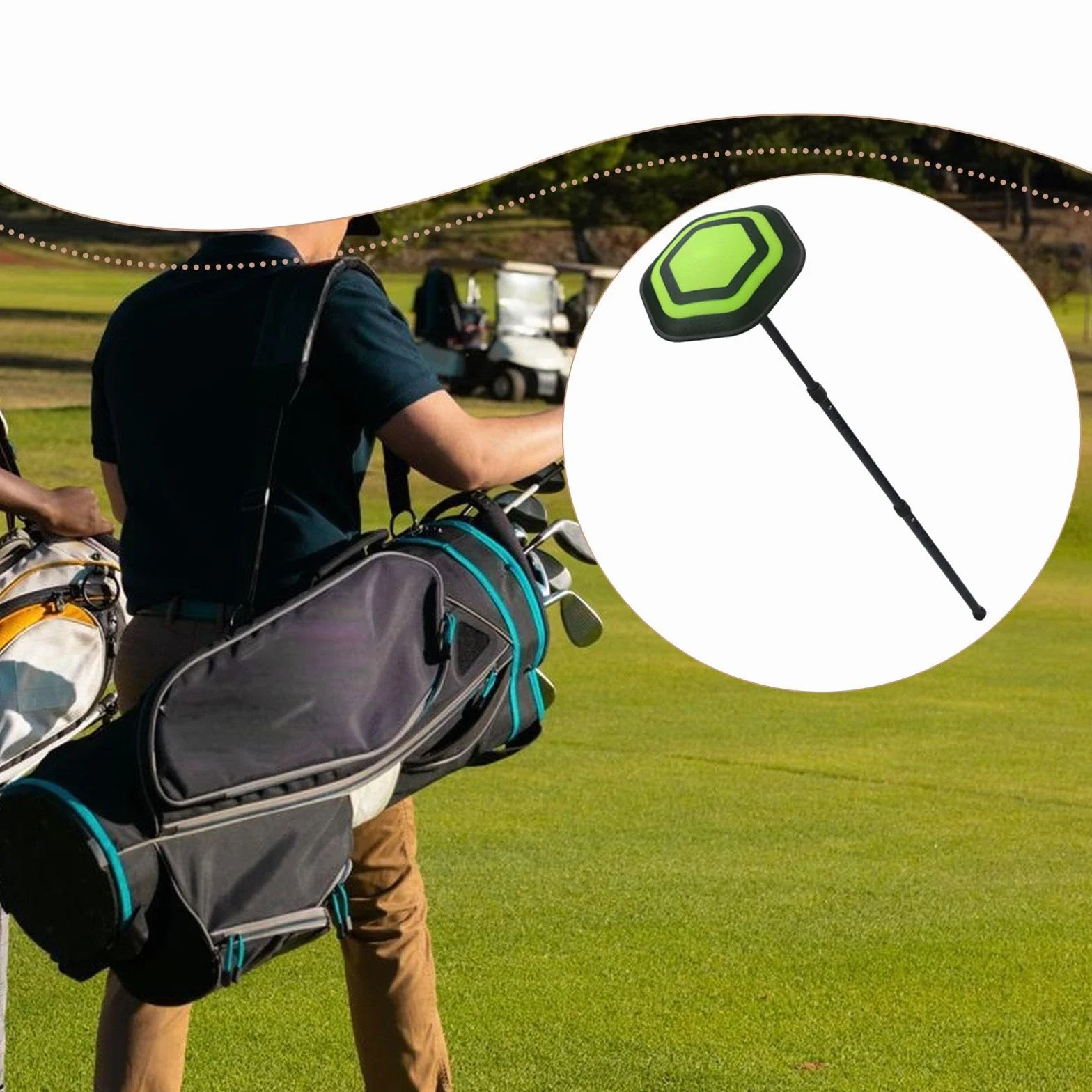 Palo Robusto Supporto Esterni Protezione Viaggio Mazze Golf