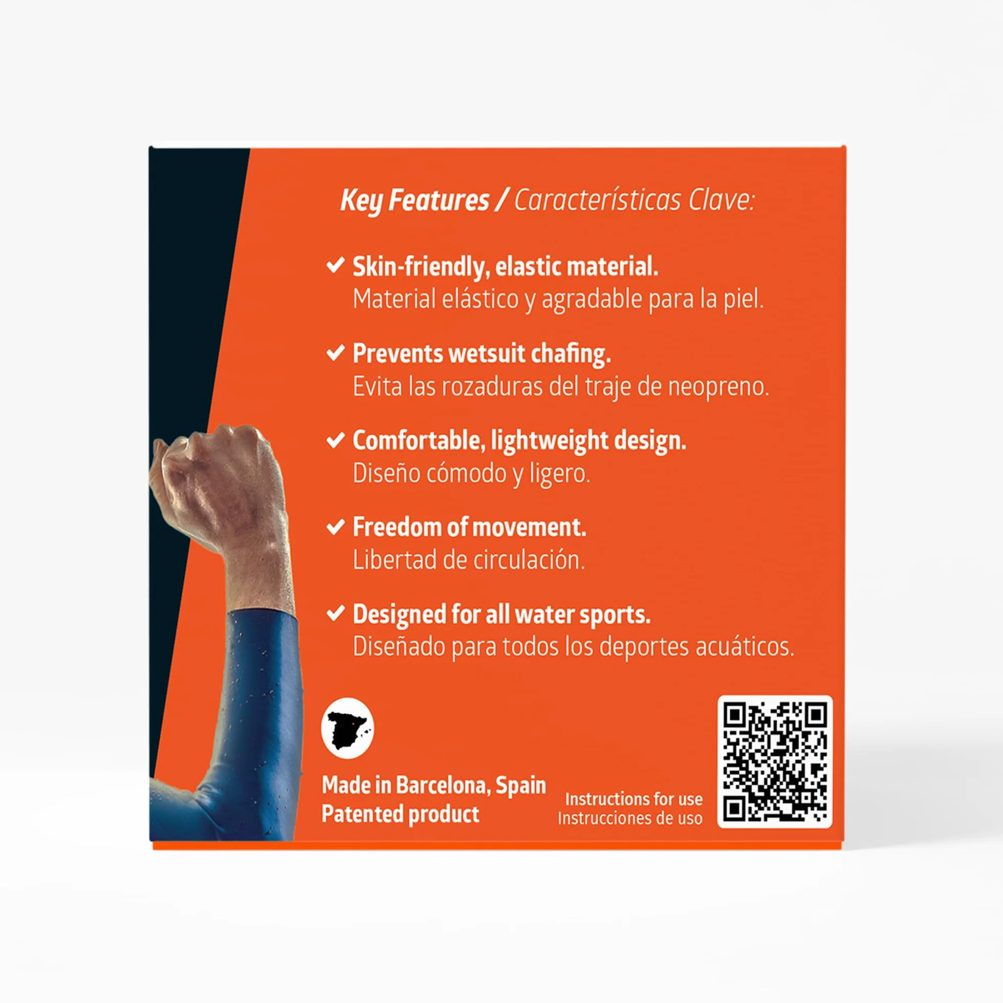 Protezione Collo per Muta in Neoprene – Previene Irritazioni e Ferite in Nuoto, Surf e Immersioni – Collare Elastico Compatibile con Vaselina – Riutilizzabile – Colore Arancione