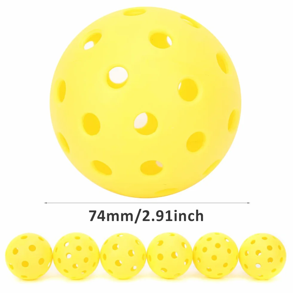 Palla da Pickleball Rimbalzo Elevato PE Leggera per Interno Esterno
