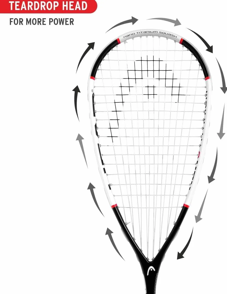 Head Nano Ti 115 Racchetta da squash