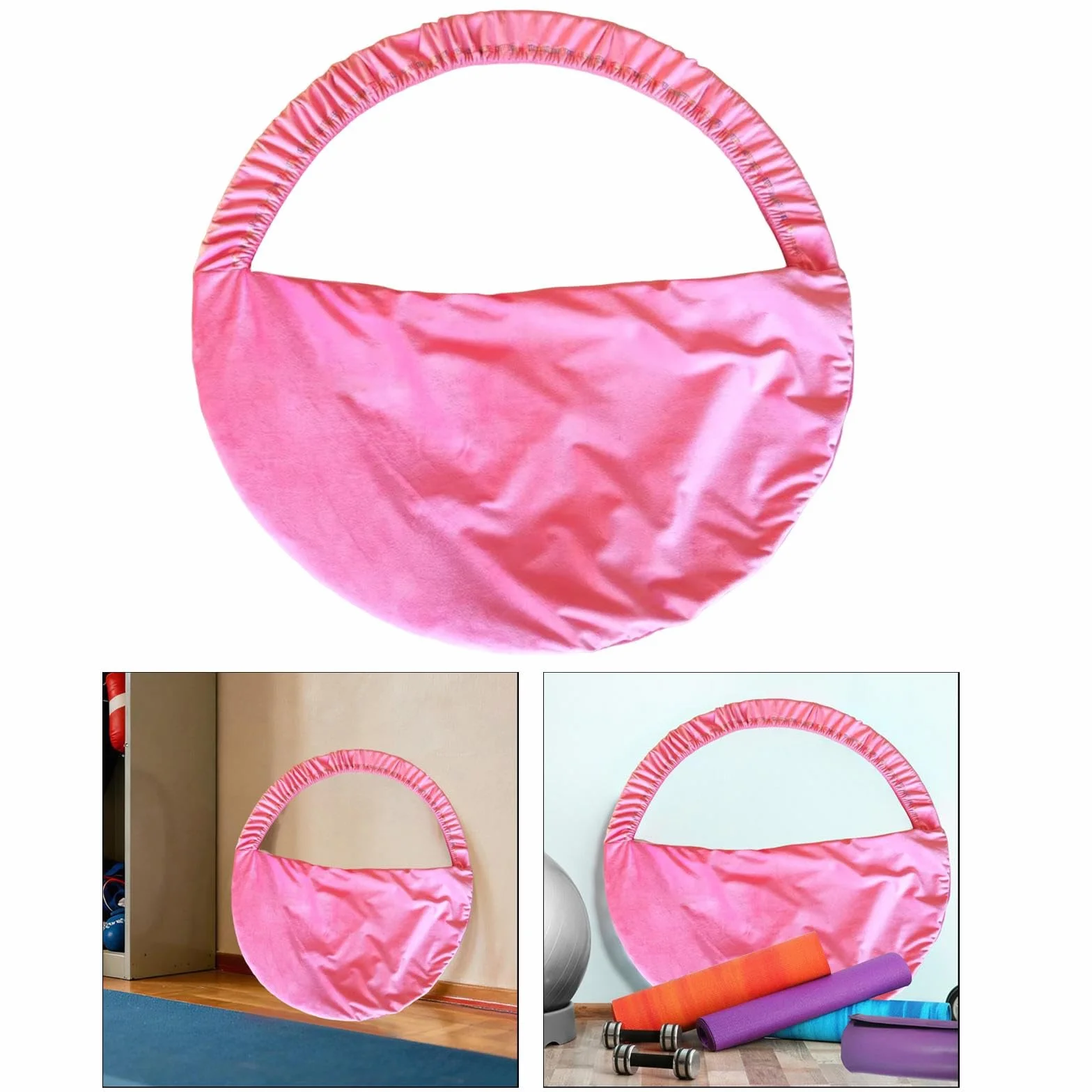 Milageto Borsa per anelli da ginnastica ritmica, porta-cerchi, resistente all'usura