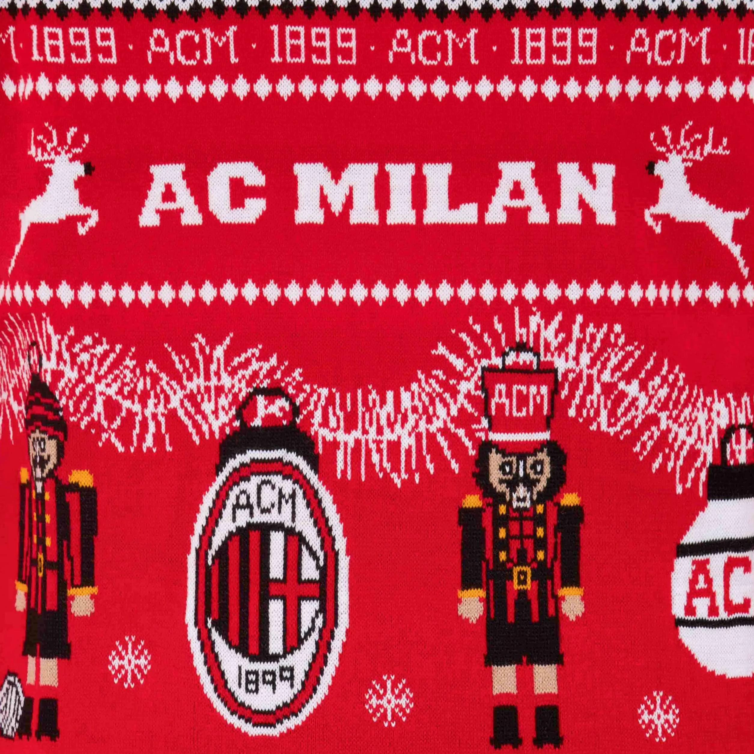 AC Milan Maglione di Natale 2023, Prodotto Ufficiale, Adulto, M