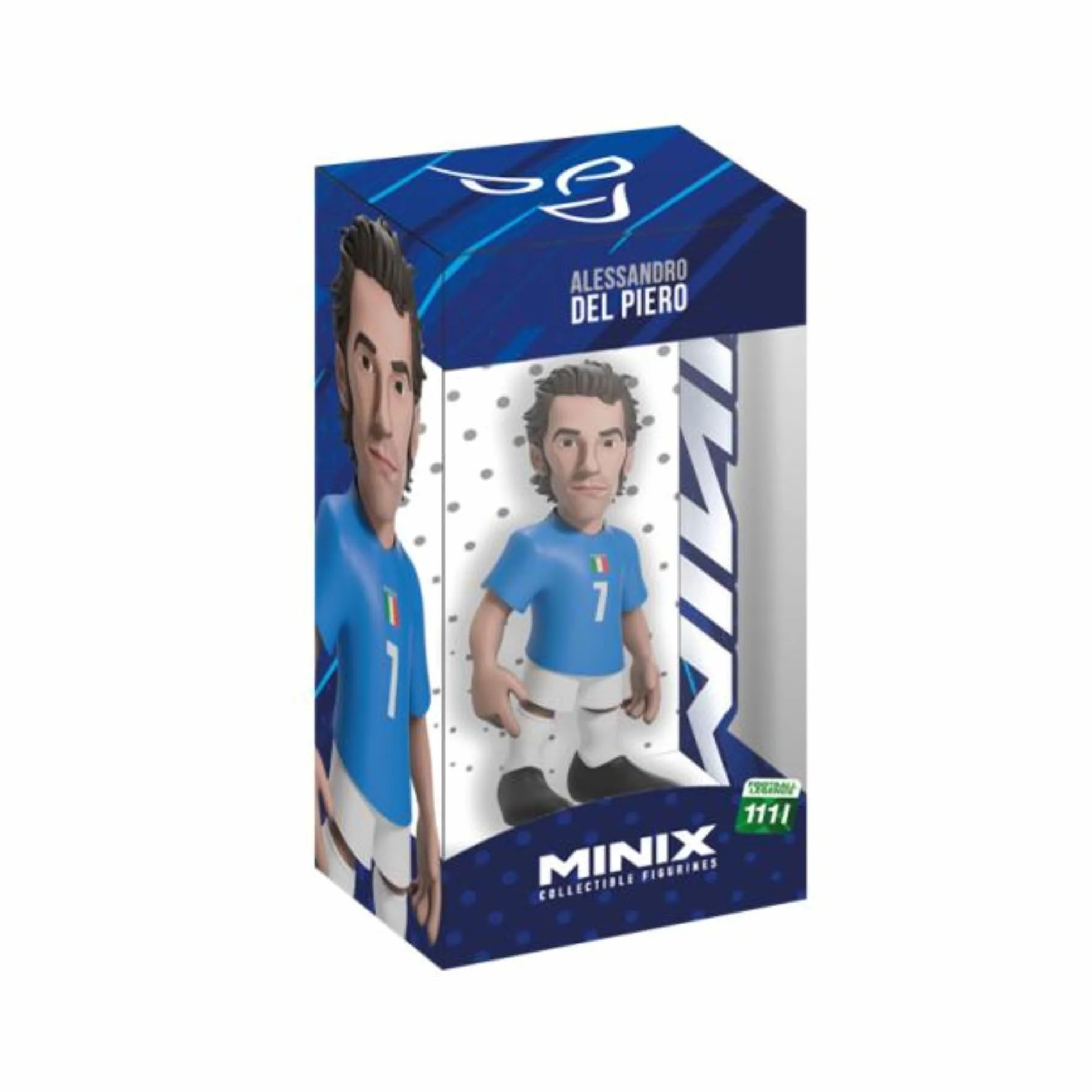 MINIX - Legende di calcio #111I - Italia - Del Piero - Personaggio da collezione 12 cm