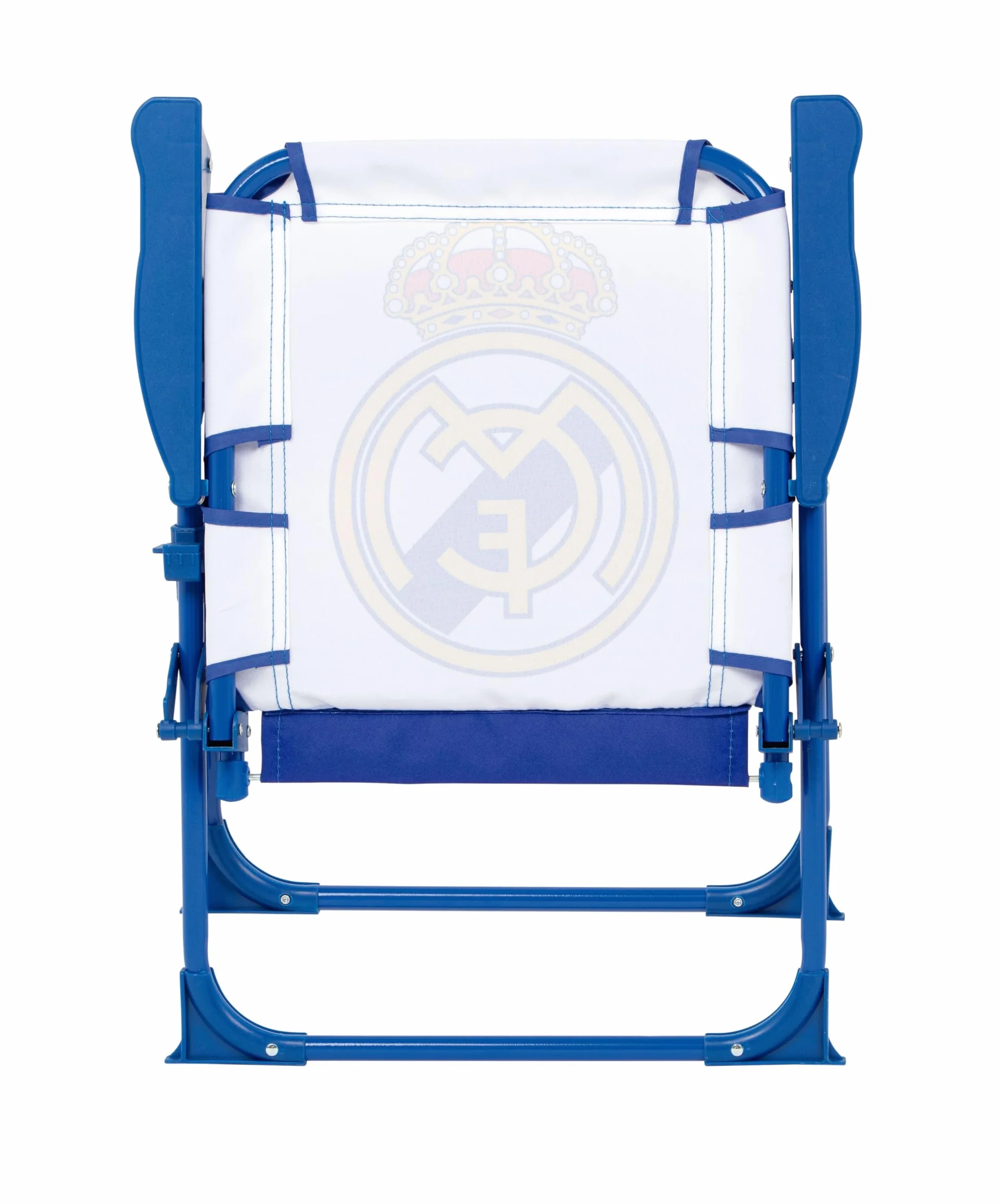 ARDITEX Sedia pieghevole con braccioli del Real Madrid - 38 x 32 x 53 cm - adatta per giardino, campeggio, spiaggia o montagna - ideale per ragazzi e ragazze.