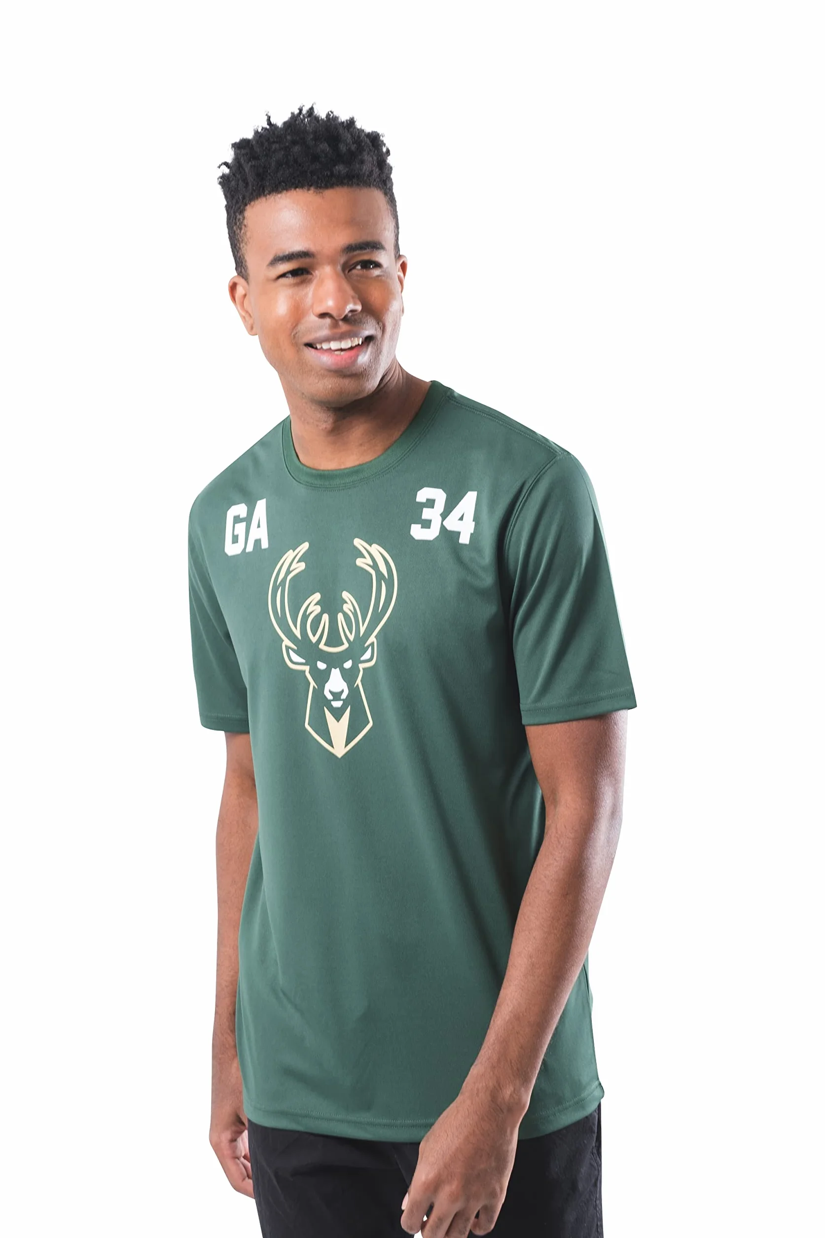 Ultra Game Men's Standard Giannis Antetokounmpo, Team Color, Medium