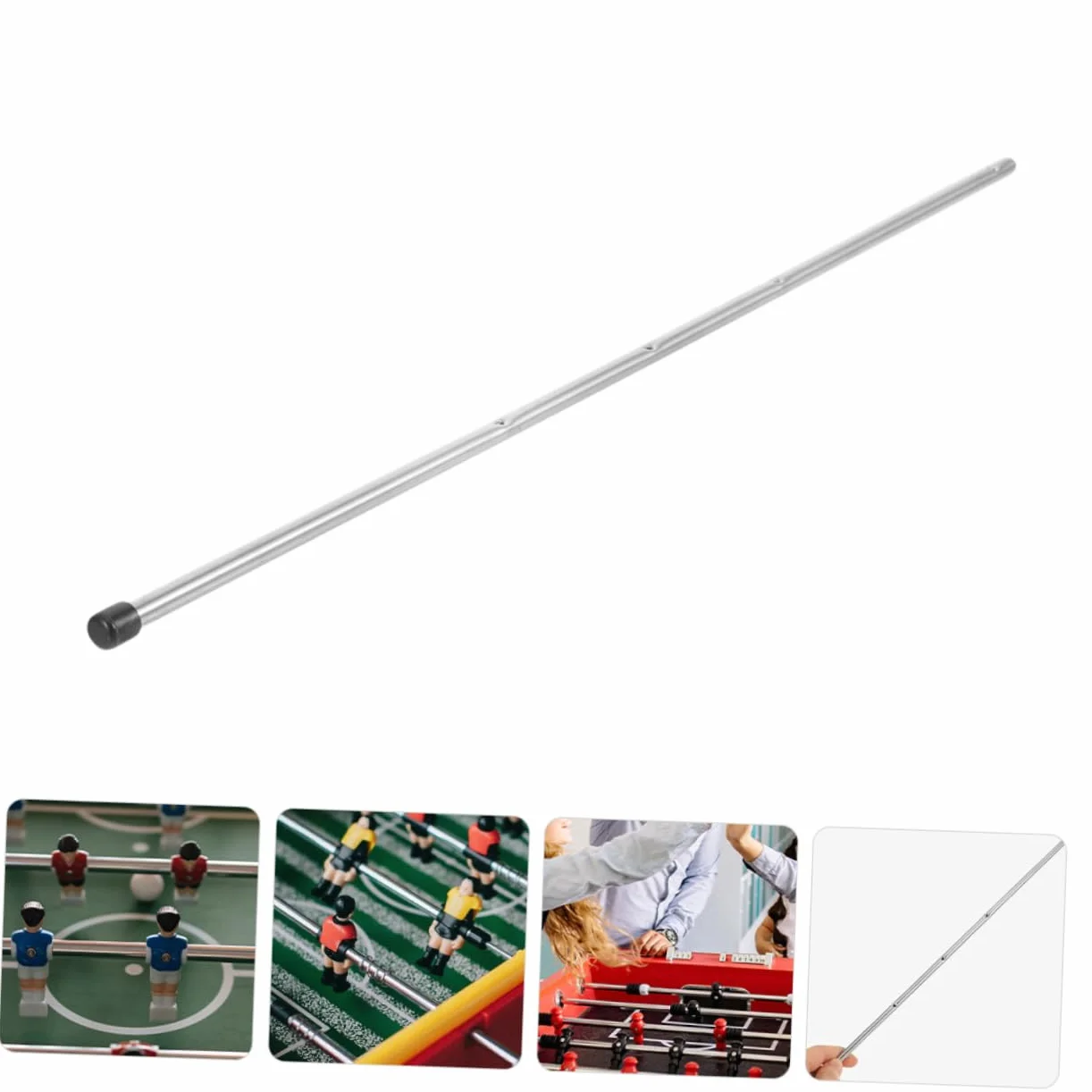 VICASKY 2 Pz Palo Con Maniglia Per Biliardino Calcio Balilla Gioco Futbolito Asta Barre Aste Per Biliardino Aste Di Ricambio Per Punto Palla Da Calcio Ferro Da Stiro