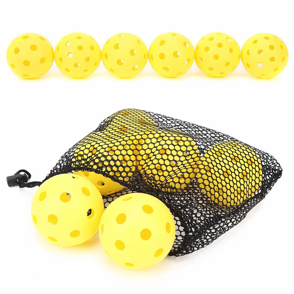 Palla da Pickleball Rimbalzo Elevato PE Leggera per Interno Esterno