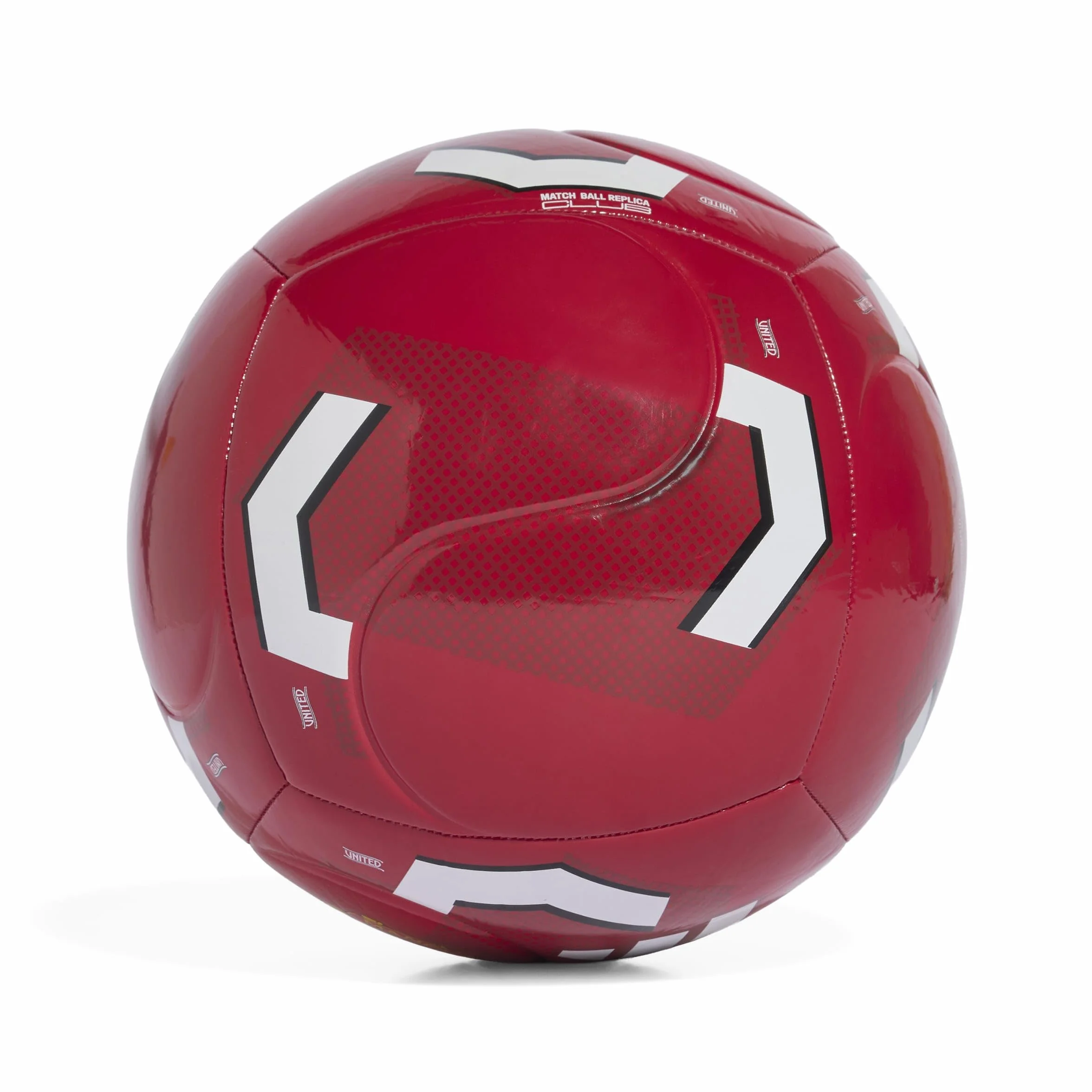 Adidas Manchester United Home Club Recreation Ball MUFC Red White 5