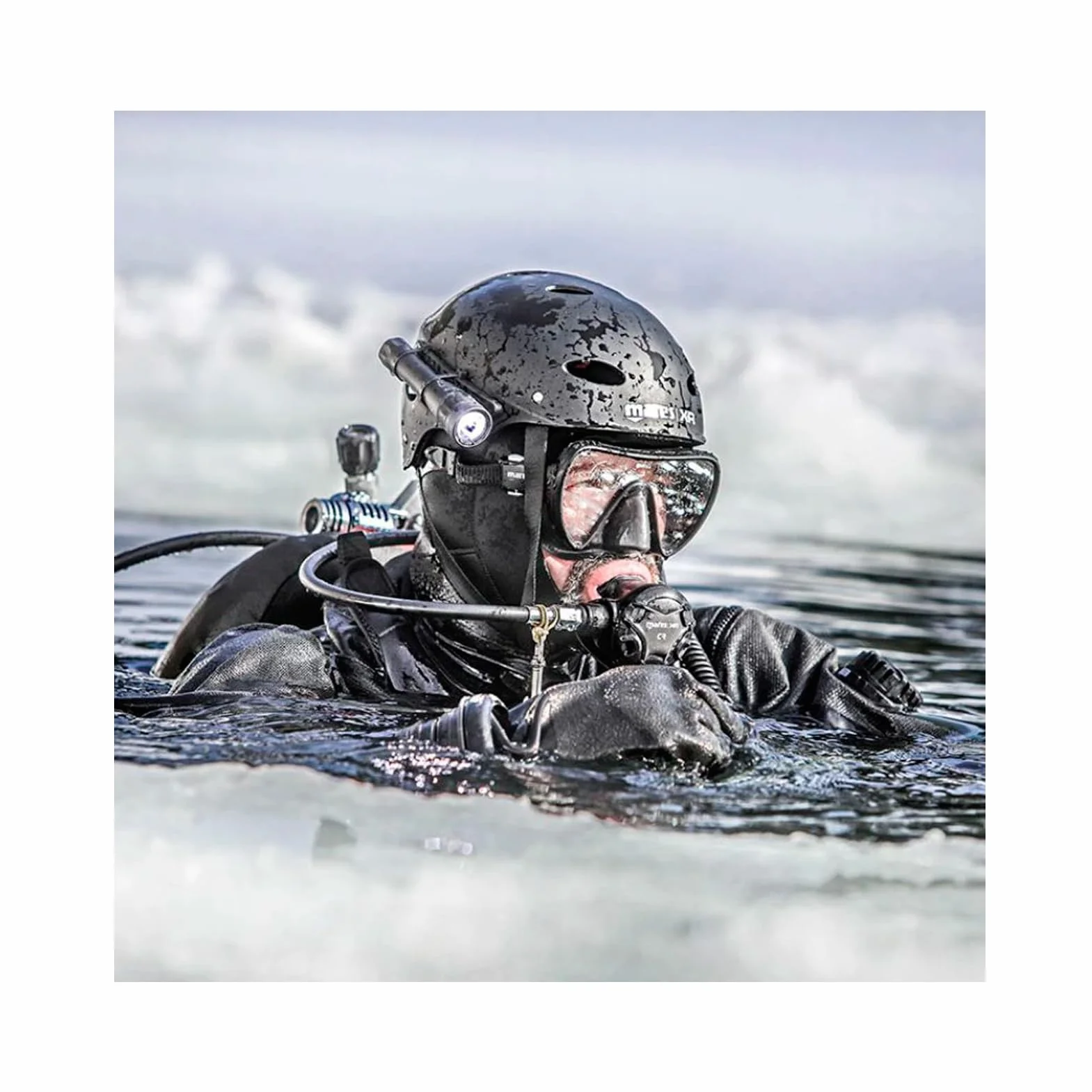 Mares 415787 Casco, Multicolore, R