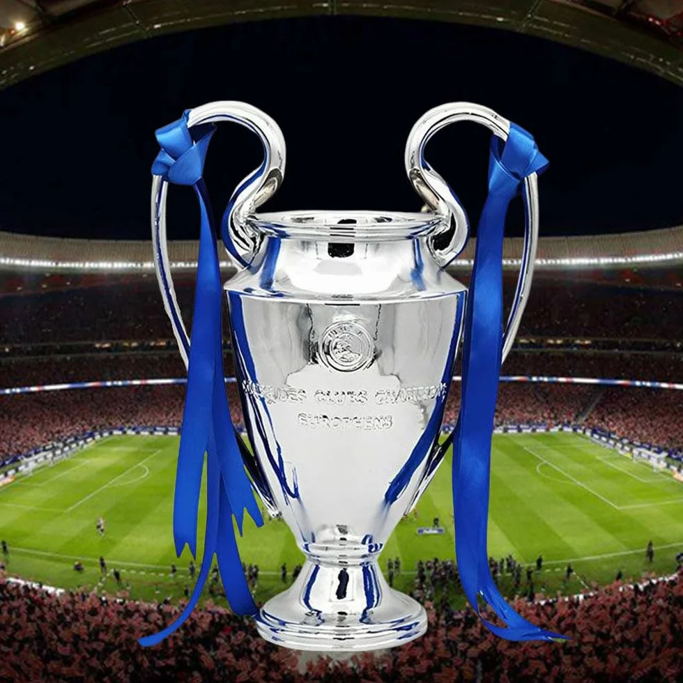 Trofeo Europa Football Champions European League Replica Trofei Collezione 16cm
