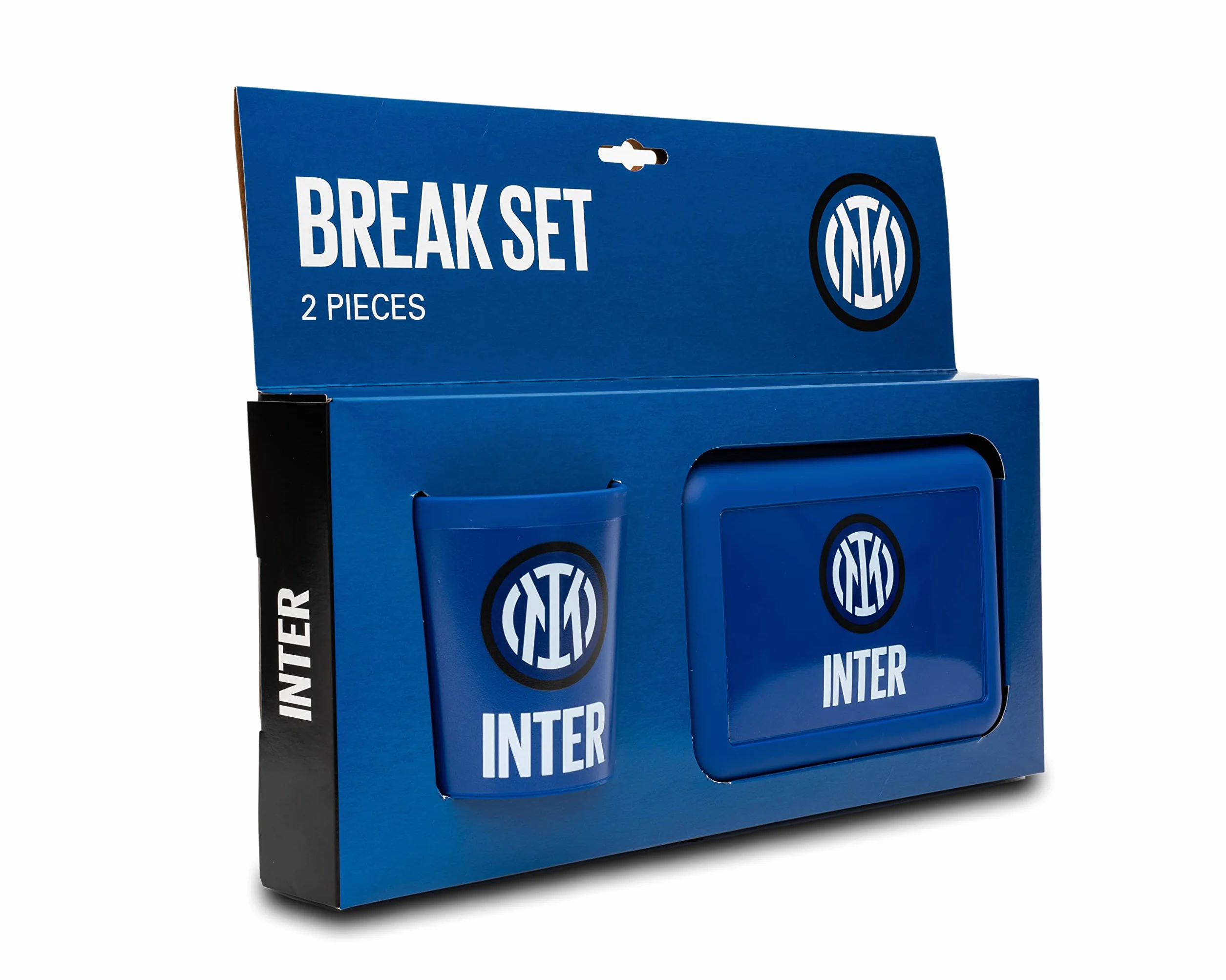 ILS I LOVE SHOPPING Set Regalo Portamerenda Tazza Tifoso Senza BPA Prodotto Ufficiale Inter