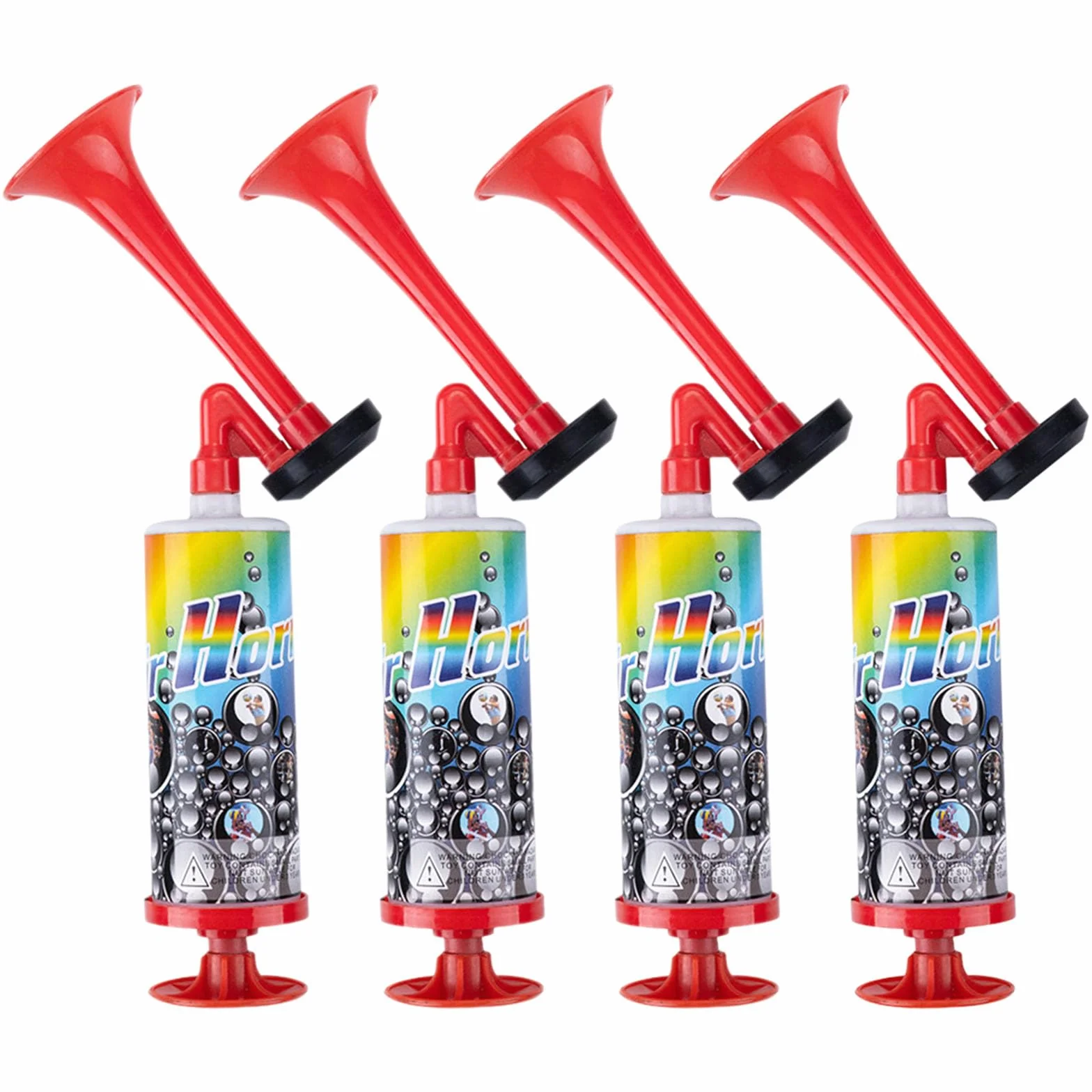 Tromba da Stadio WideSmart Manuale 4 PCS Air Horn Clacson a Gas per Partite di Calcio Eventi Sportivi