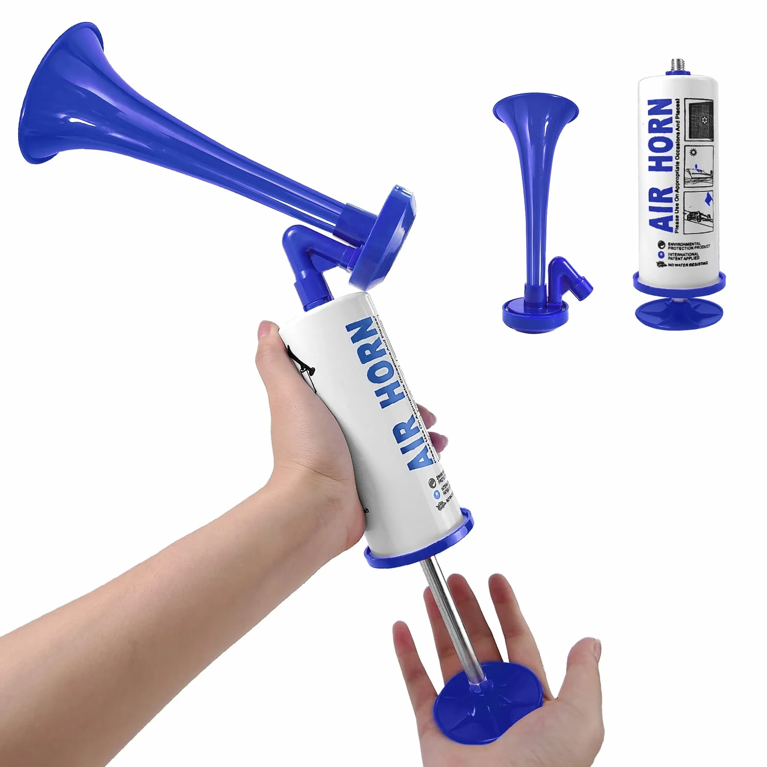Tromba Stadio ad Aria Manuale, Trombetta da Stadio a Gas, Air Horn per Partite di Calcio, Eventi Sportivi