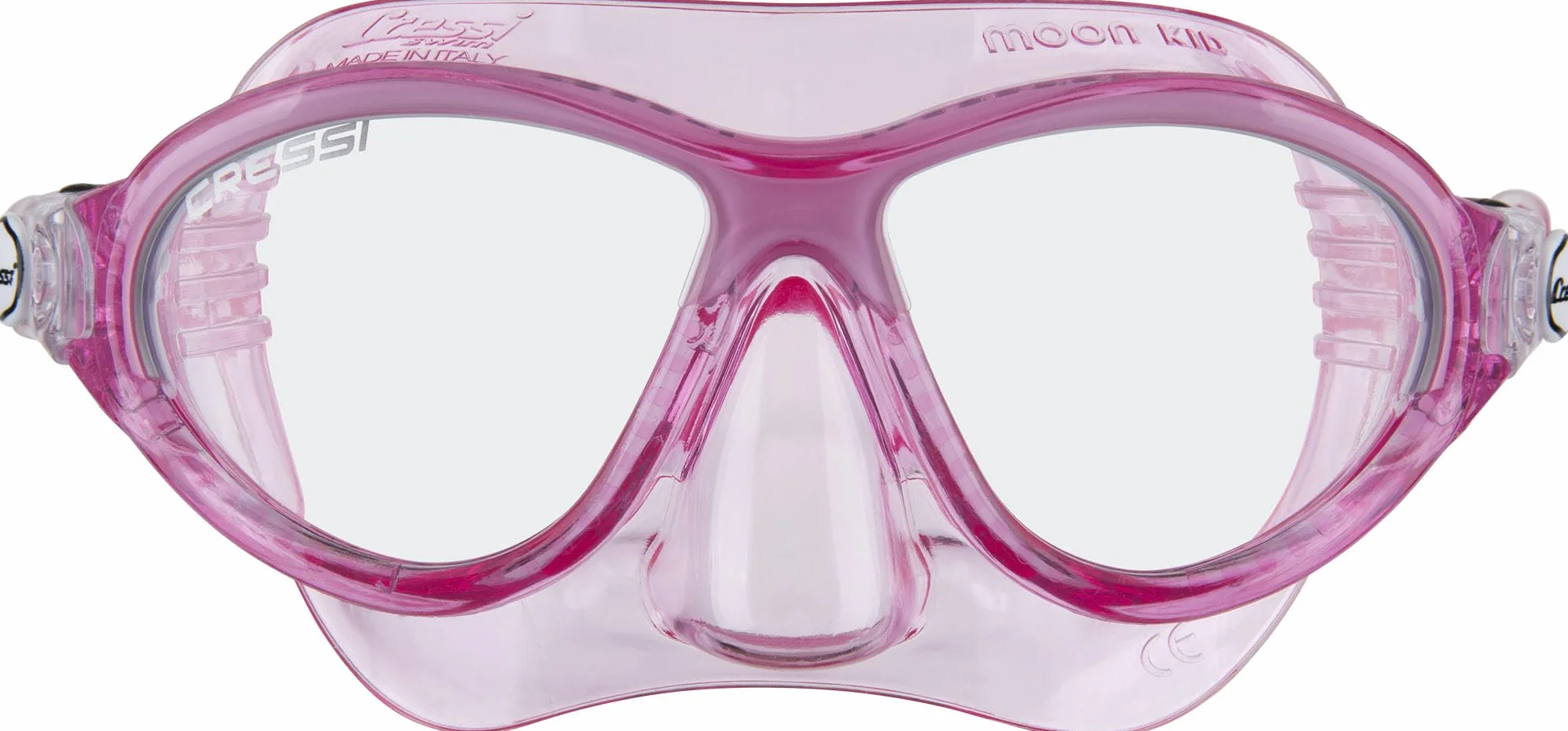 Cressi dal 1946 - Moon Kid - Maschera o Set Combinato Maschera Moon + Snorkel Top Ideale per Snorkeling e Nuoto per Bambini da 5 a 10 Anni - Taglia Unica