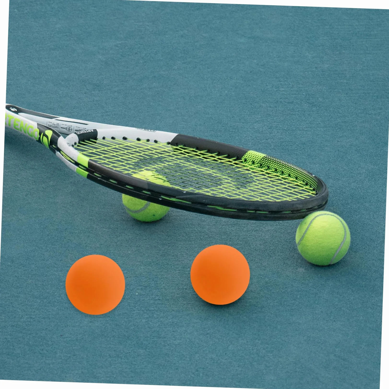 ifundom 4 Palline da Squash in Gomma per Allenamento Rimbalzanti per Bambini Arancioni