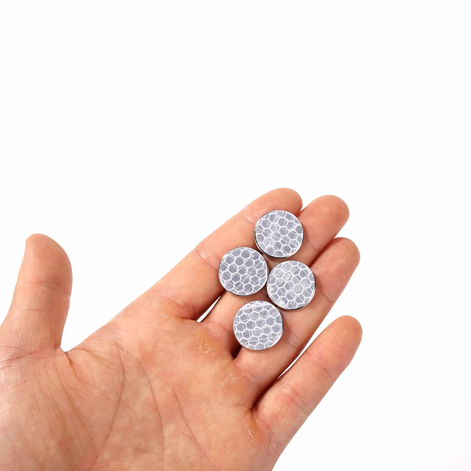 XIHIRCD 100pz Puntine Riflettenti da Sentiero, Marcatori Riflettenti per Caccia Campeggio Escursionismo