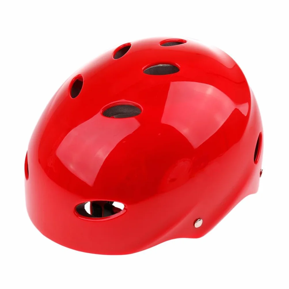 Casco di sicurezza Sport acquatici Wakeboard Kayak Canoa Barca Surf L Rosso