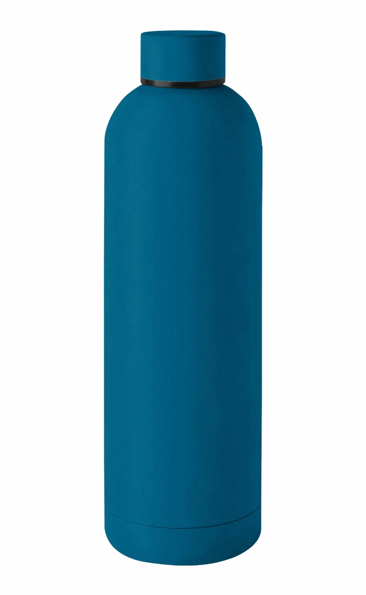 Borraccia Termica Grande 1 Litro Acciaio Inox Doppio Strato 1000 Ml Tappo Antigoccia Termos Sottovuoto - Blu