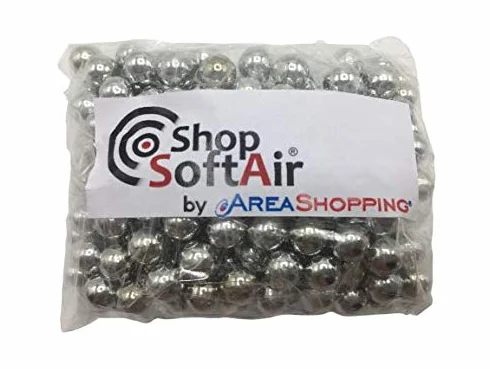 Pallini Metallo Softair 6mm 0,80g Sferici Calibrati 200